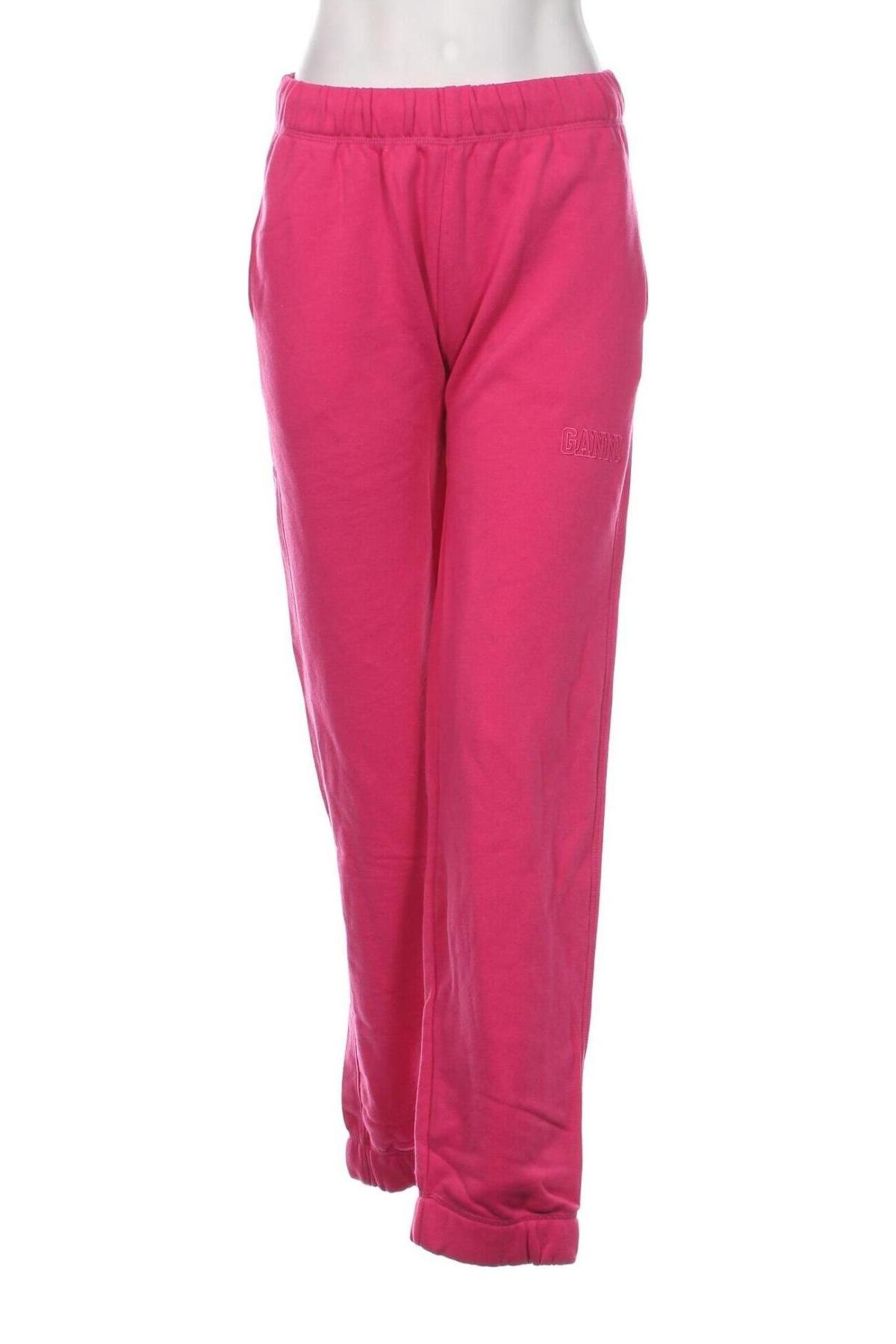 Γυναικείο αθλητικό παντελόνι Ganni, Μέγεθος L, Χρώμα Ρόζ , Τιμή 20,73 €