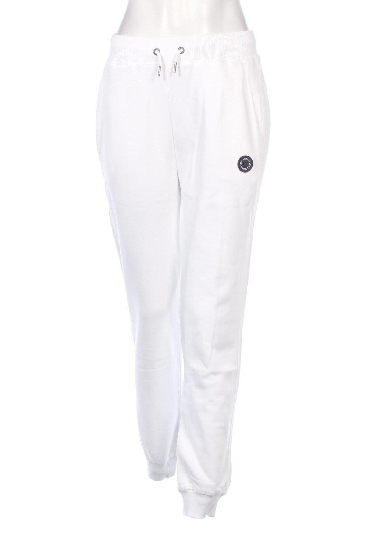 Дамско спортно долнище Pepe Jeans, Размер S, Цвят Бял, Цена 50,22 лв.