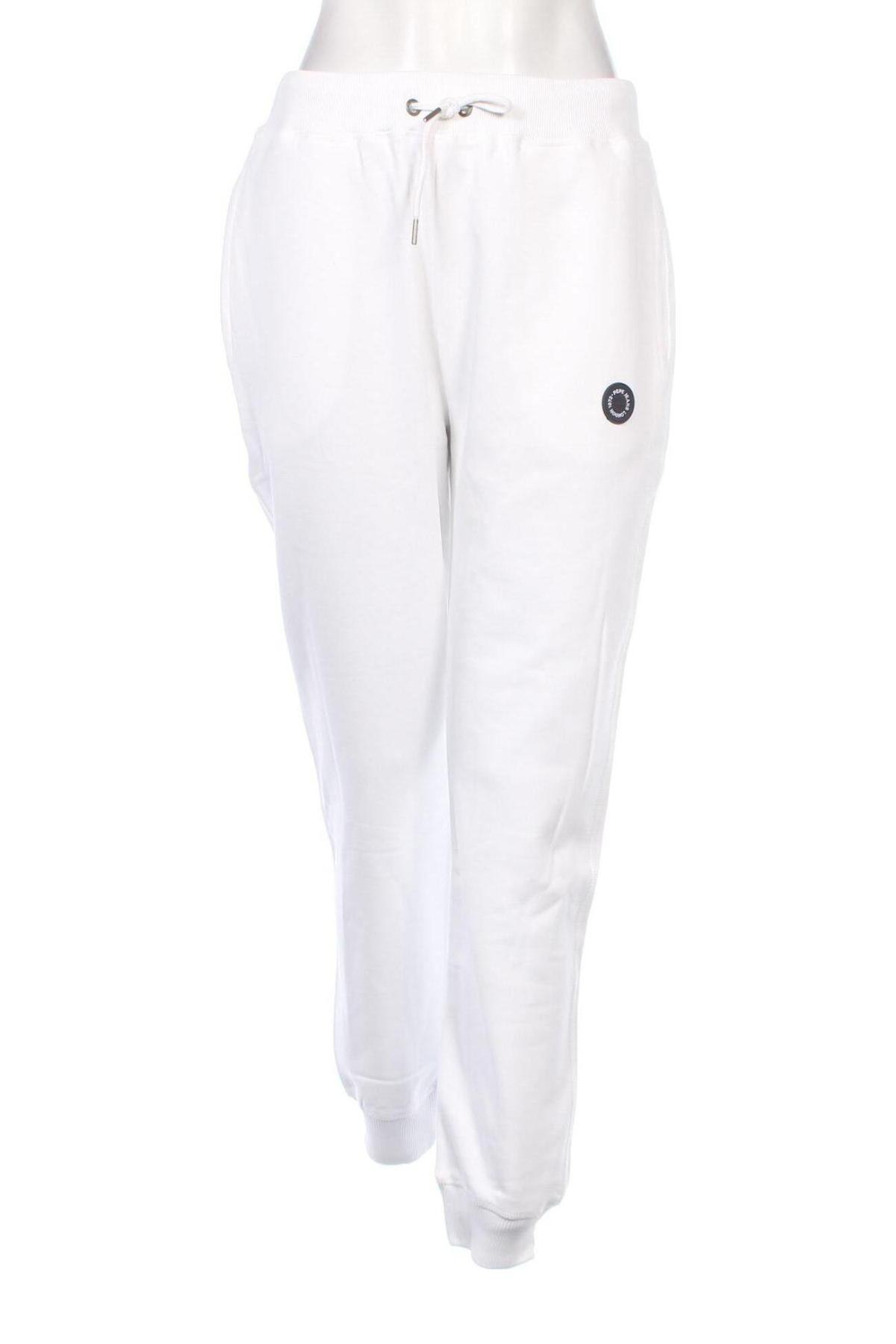 Дамско спортно долнище Pepe Jeans, Размер M, Цвят Бял, Цена 50,22 лв.