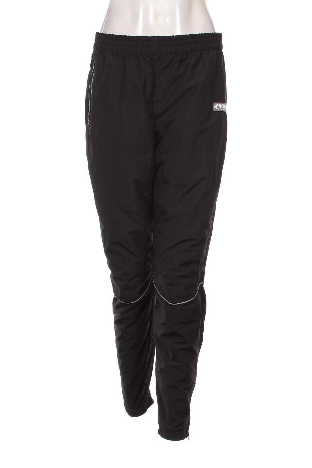 Γυναικείο αθλητικό παντελόνι Rono, Μέγεθος L, Χρώμα Μαύρο, Τιμή 6,46 €