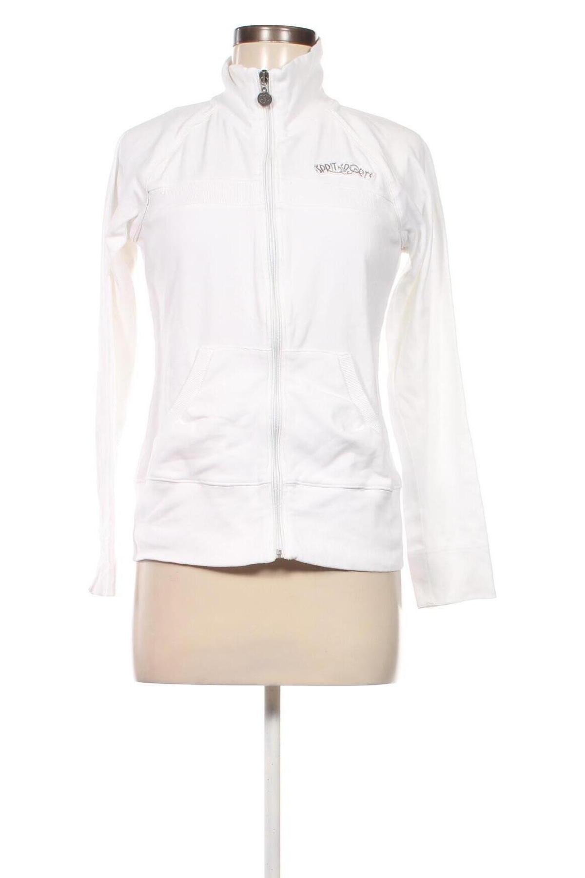Γυναικεία αθλητική ζακέτα Esprit Sports, Μέγεθος M, Χρώμα Λευκό, Τιμή 11,36 €