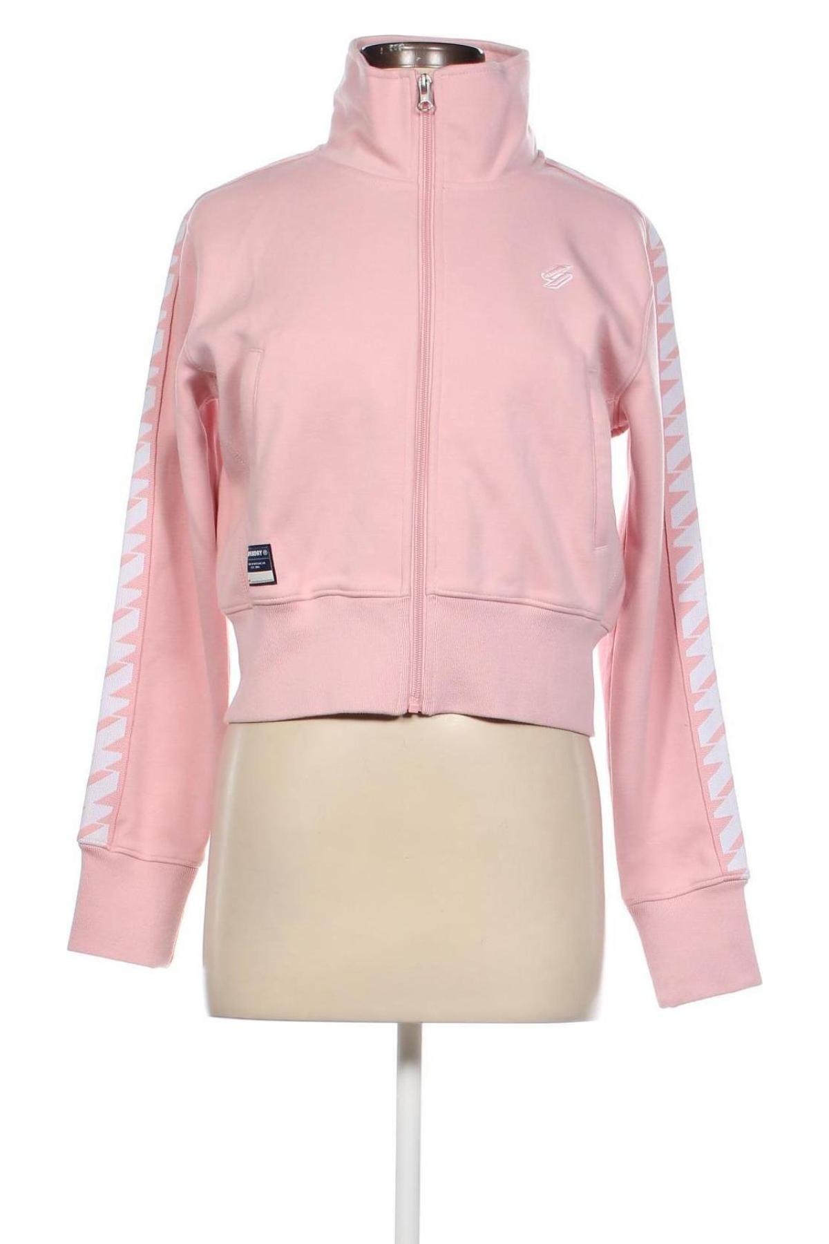 Γυναικεία αθλητική ζακέτα Superdry, Μέγεθος M, Χρώμα Ρόζ , Τιμή 20,57 €