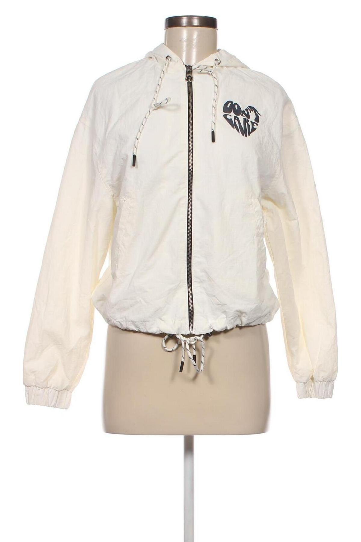 Damenjacke Bershka, Größe S, Farbe Weiß, Preis 16,67 €