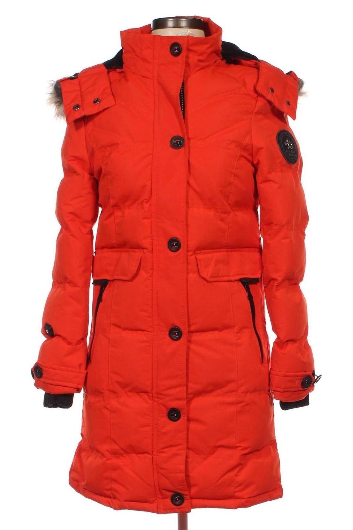Γυναικείο μπουφάν Canadian Peak, Μέγεθος M, Χρώμα Πορτοκαλί, Τιμή 136,60 €