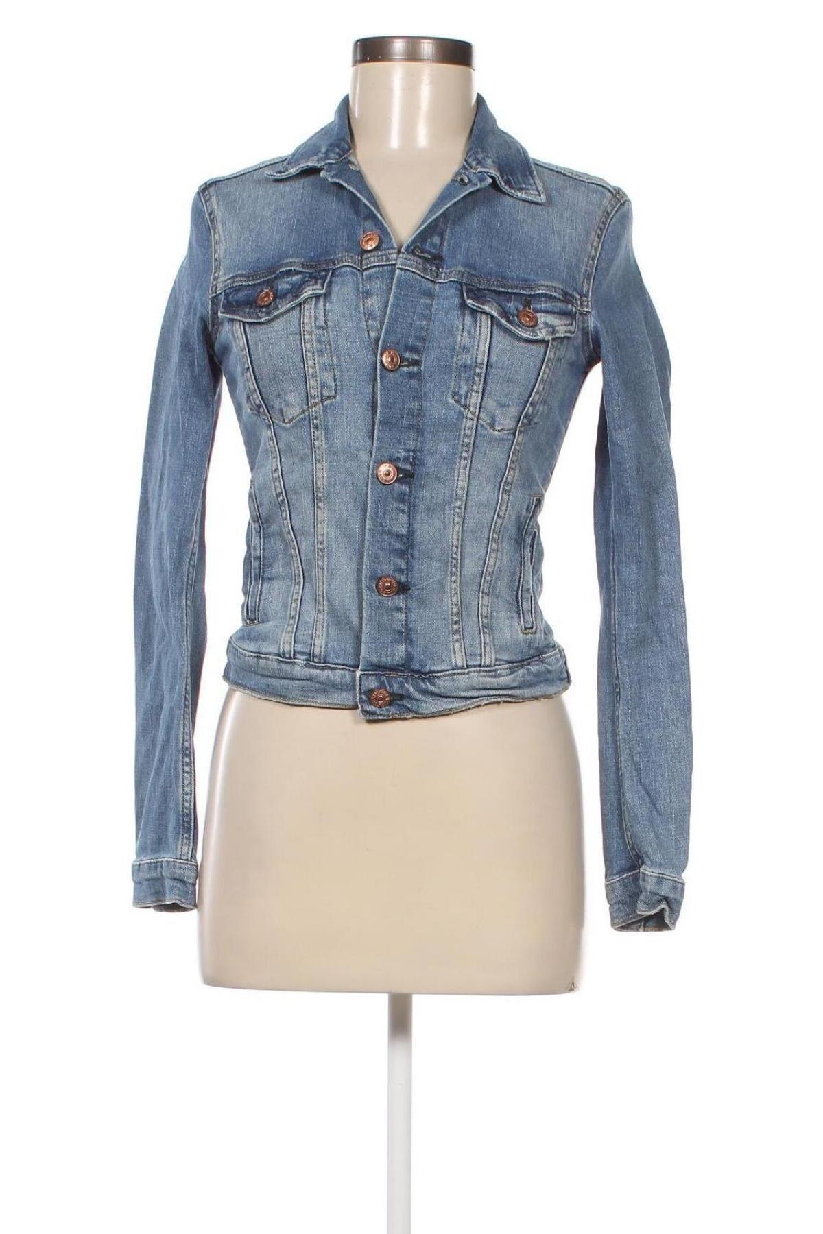 Γυναικείο μπουφάν H&M, Μέγεθος XS, Χρώμα Μπλέ, Τιμή 12,06 €