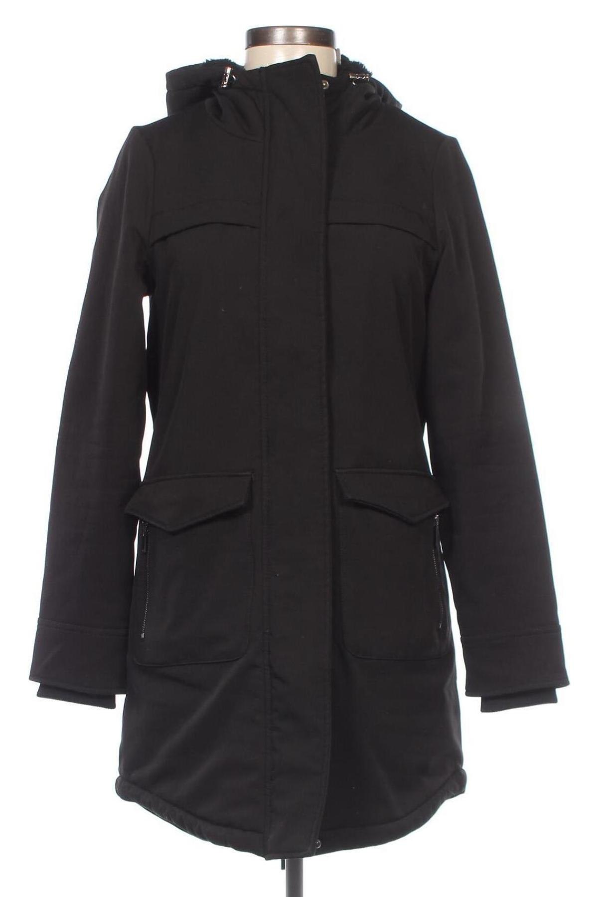 Γυναικείο μπουφάν ONLY, Μέγεθος XS, Χρώμα Μαύρο, Τιμή 23,01 €