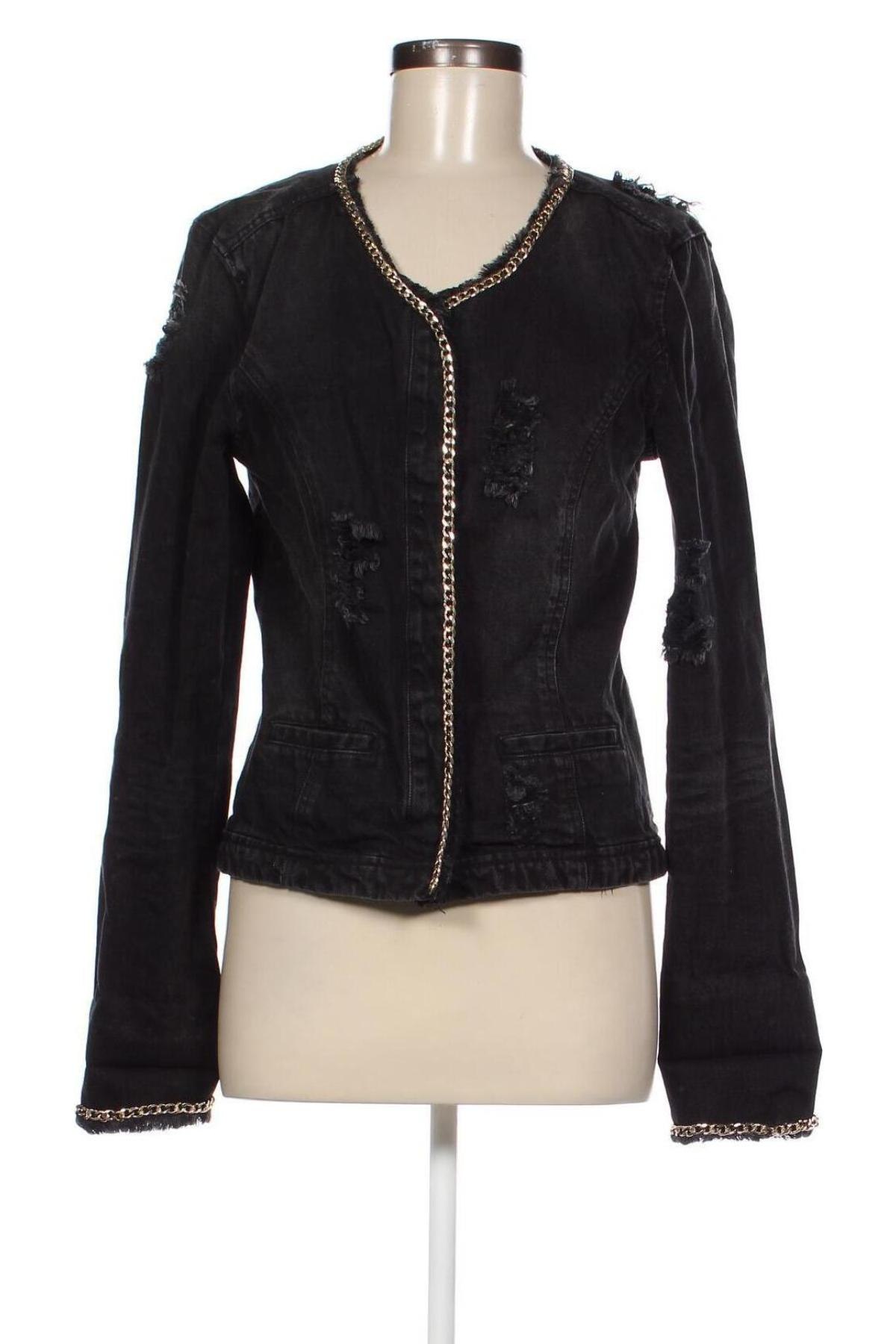 Γυναικείο μπουφάν ONLY, Μέγεθος M, Χρώμα Μαύρο, Τιμή 8,41 €