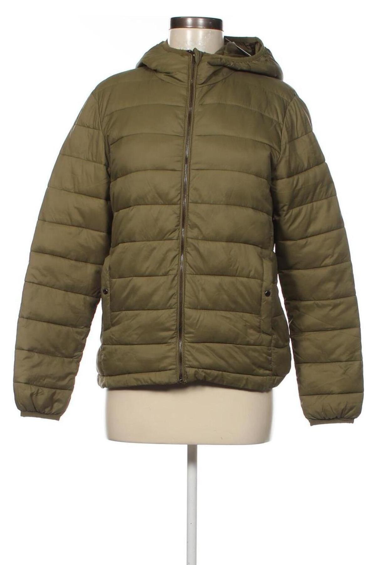 Γυναικείο μπουφάν Pull&Bear, Μέγεθος M, Χρώμα Πράσινο, Τιμή 6,12 €