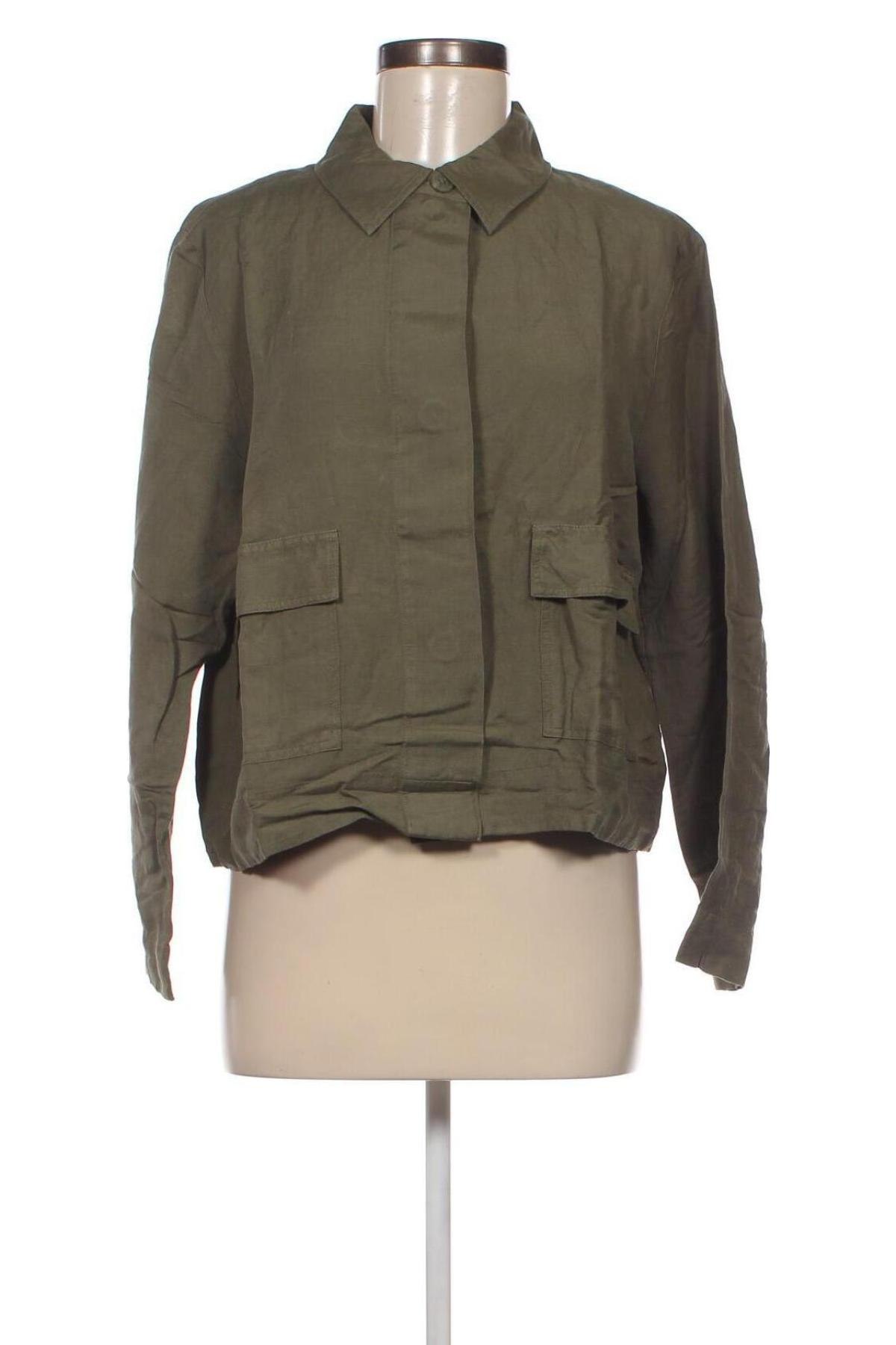 Γυναικείο μπουφάν Tom Tailor, Μέγεθος XL, Χρώμα Πράσινο, Τιμή 24,12 €