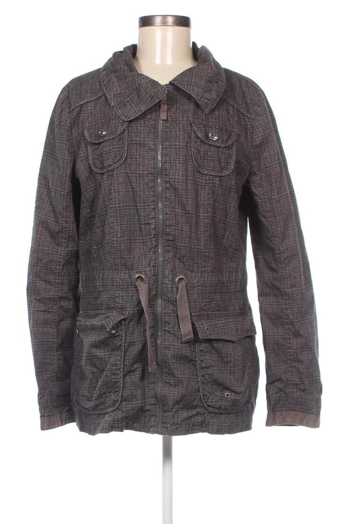 Γυναικείο μπουφάν Tom Tailor, Μέγεθος XL, Χρώμα Γκρί, Τιμή 22,71 €