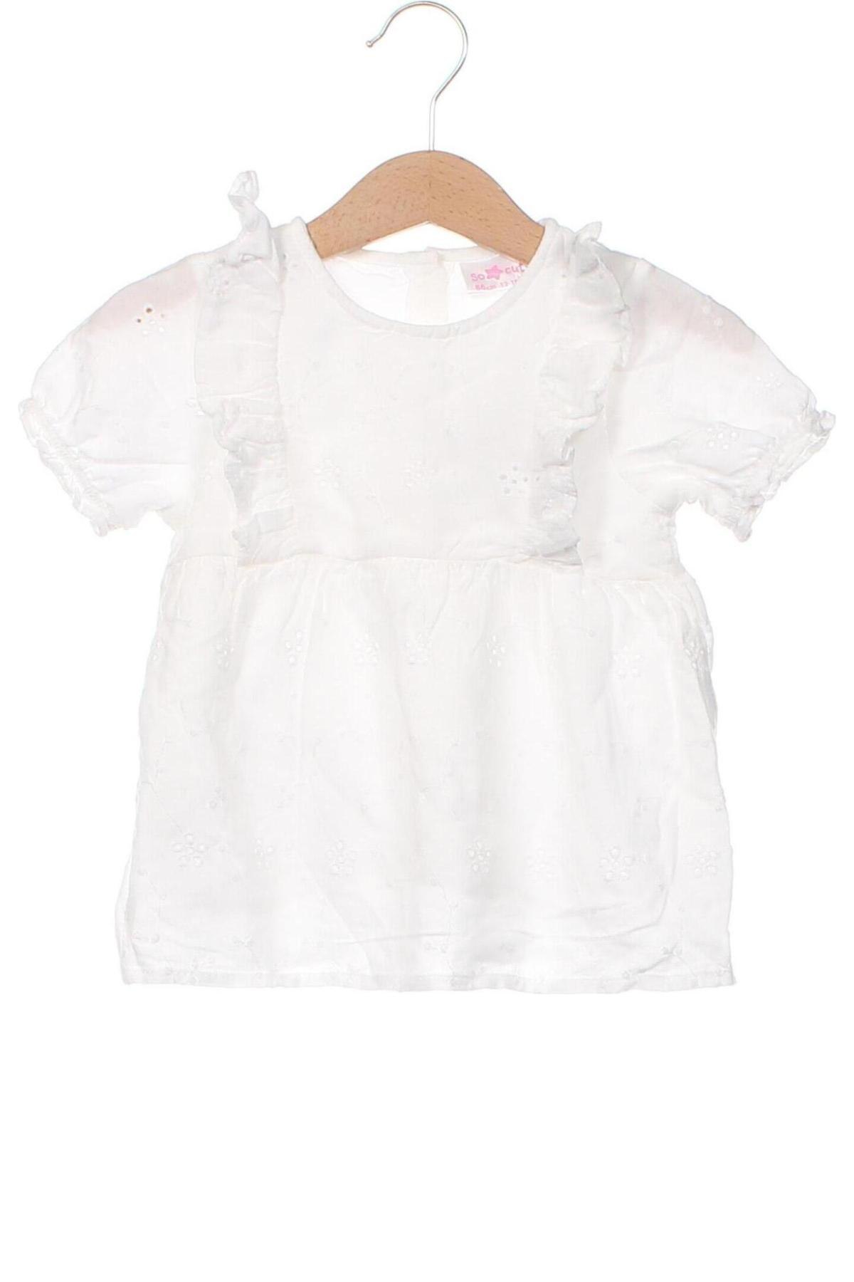 Bluză pentru copii, Mărime 12-18m/ 80-86 cm, Culoare Alb, Preț 30,61 Lei