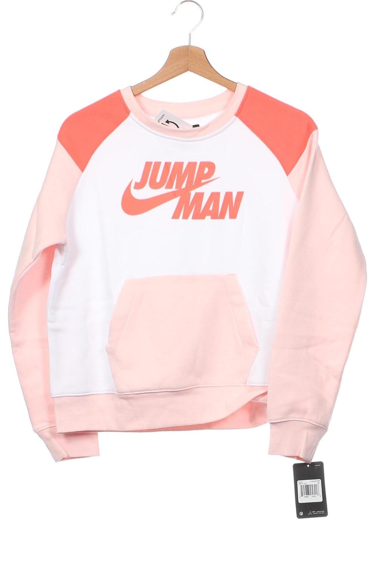 Детска блуза Air Jordan Nike, Размер 11-12y/ 152-158 см, Цвят Розов, Цена 89,00 лв.