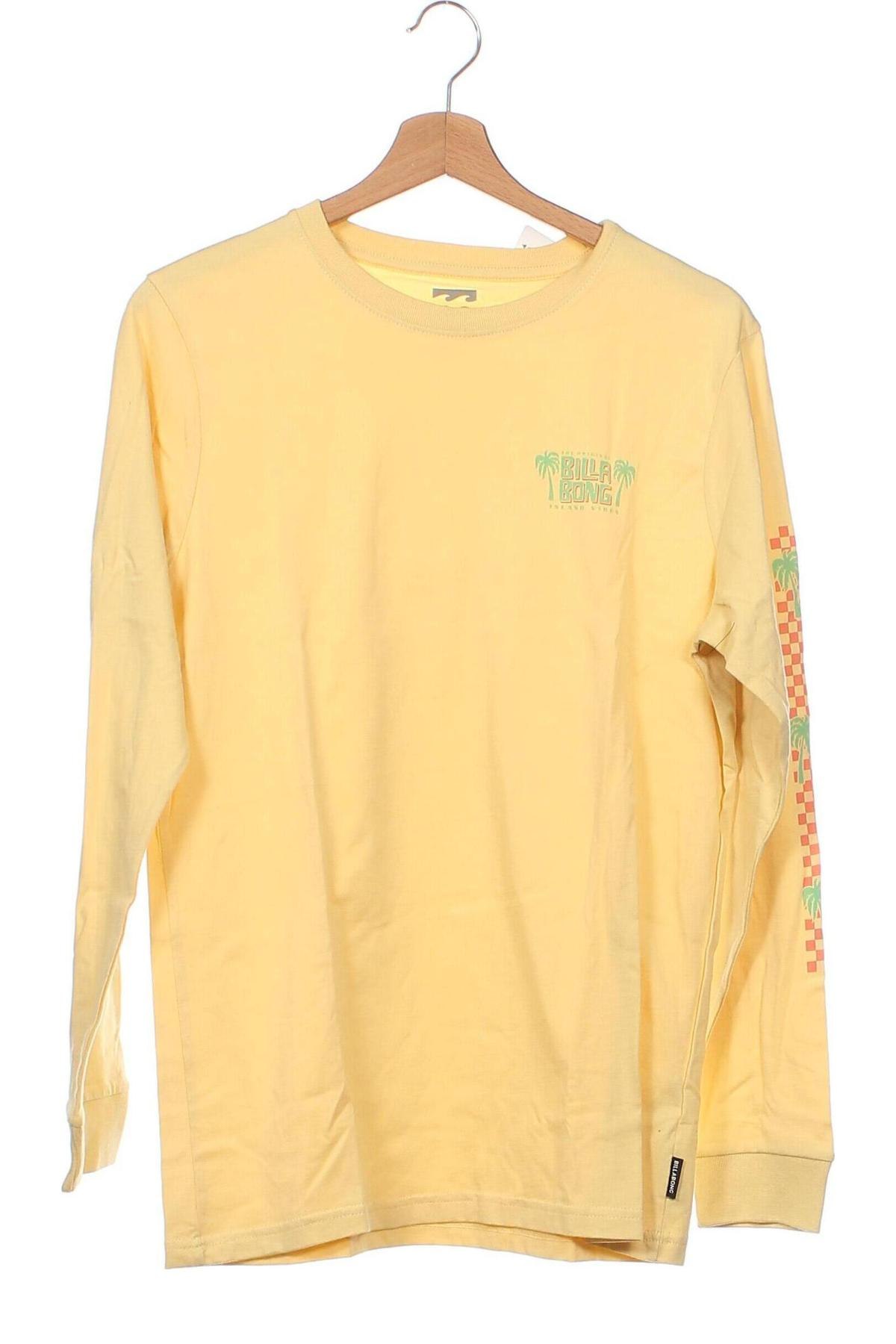 Kinder Shirt Billabong, Größe 15-18y/ 170-176 cm, Farbe Gelb, Preis 9,69 €