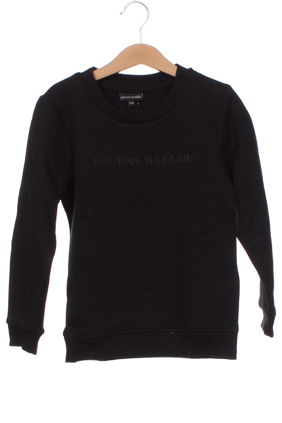 Kinder Shirt Bruuns Bazaar, Größe 5-6y/ 116-122 cm, Farbe Schwarz, Preis 18,93 €