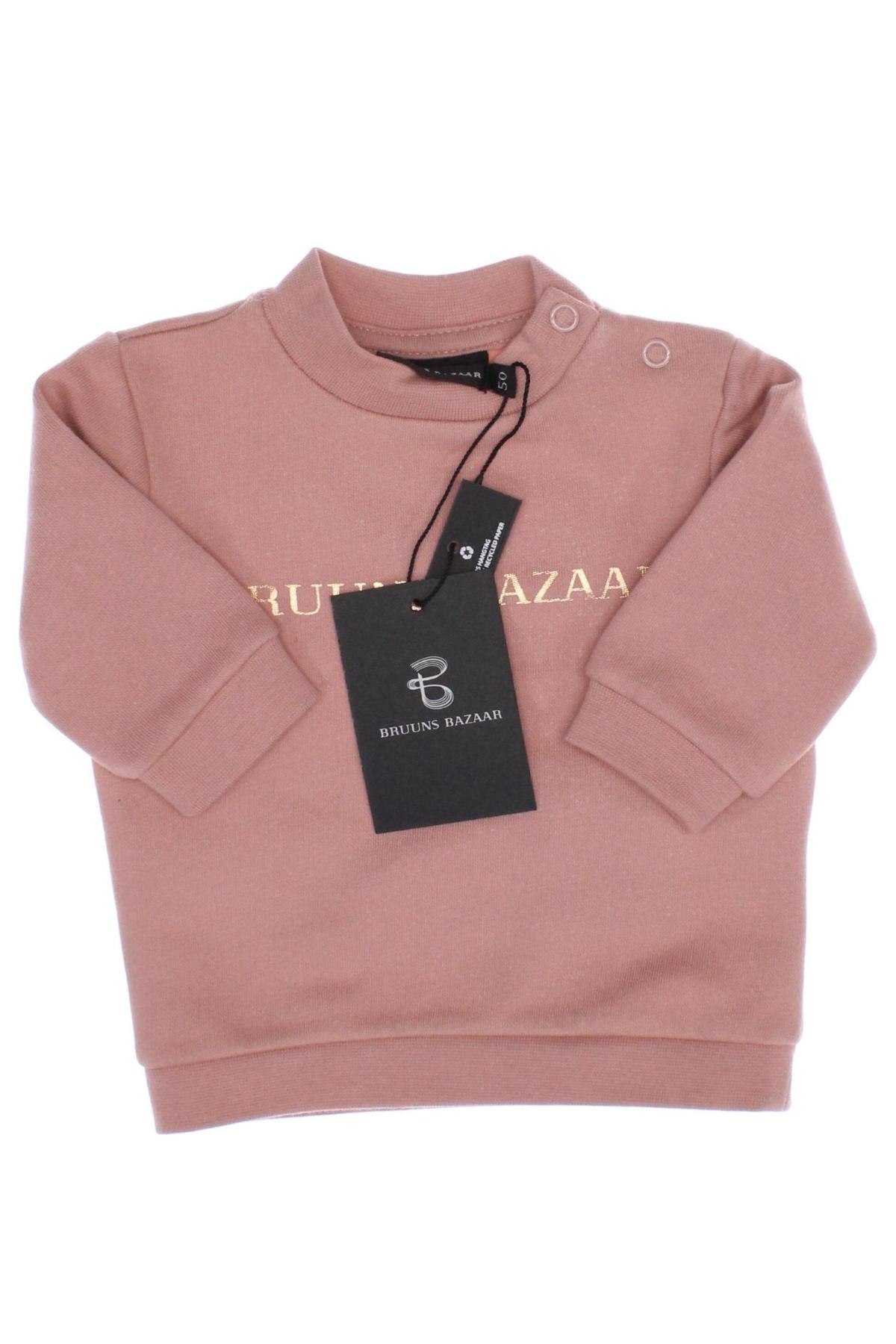 Dziecięca bluzka Bruuns Bazaar, Rozmiar 0-1m/ 50 cm, Kolor Różowy, Cena 92,44 zł