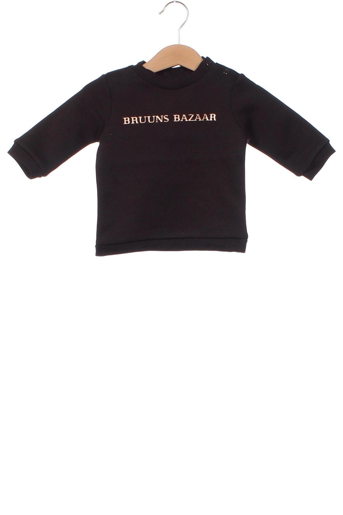 Детска блуза Bruuns Bazaar, Размер 2-3m/ 56-62 см, Цвят Черен, Цена 36,72 лв.