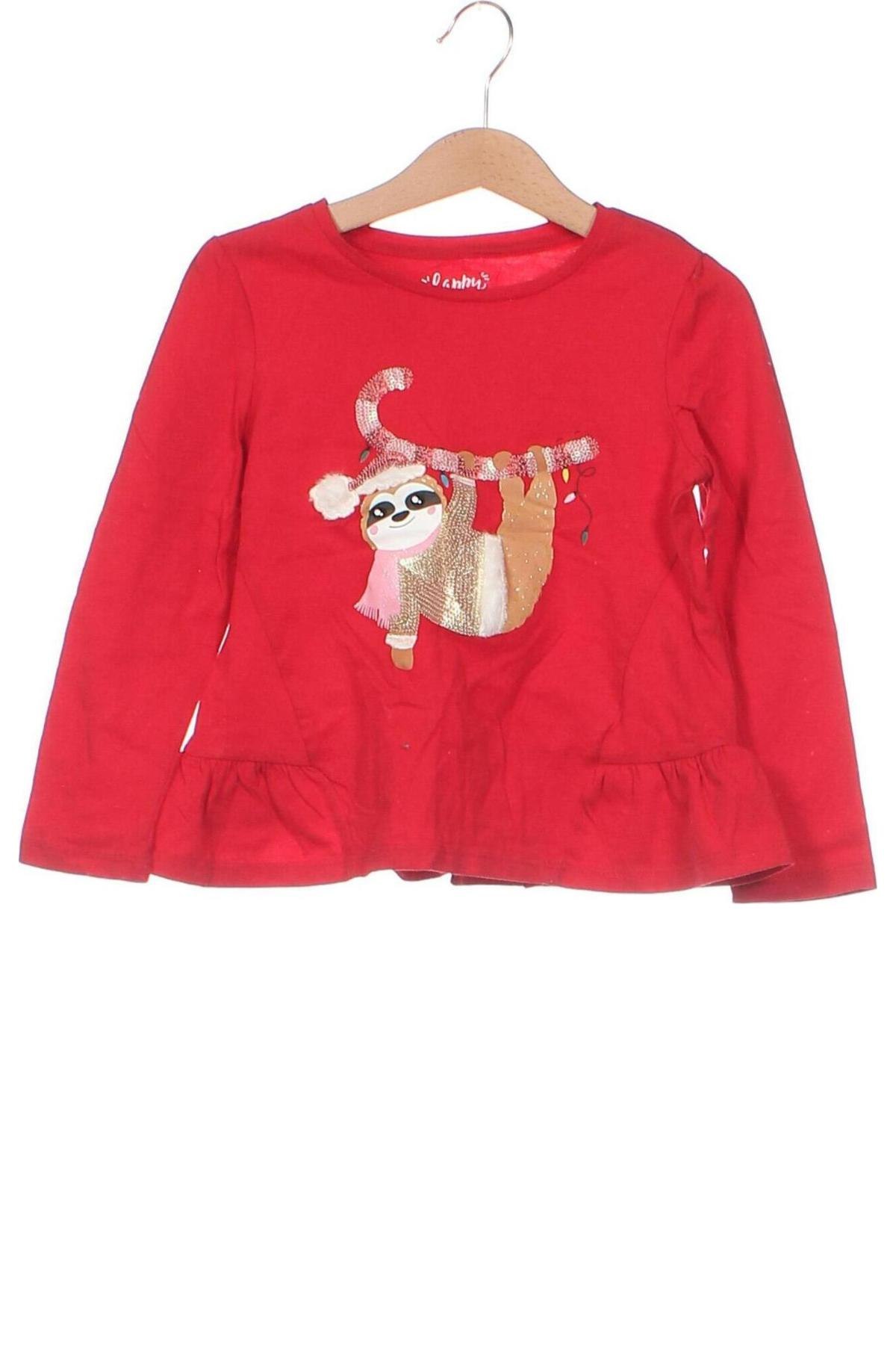 Παιδική μπλούζα C&A, Μέγεθος 5-6y/ 116-122 εκ., Χρώμα Κόκκινο, Τιμή 3,32 €