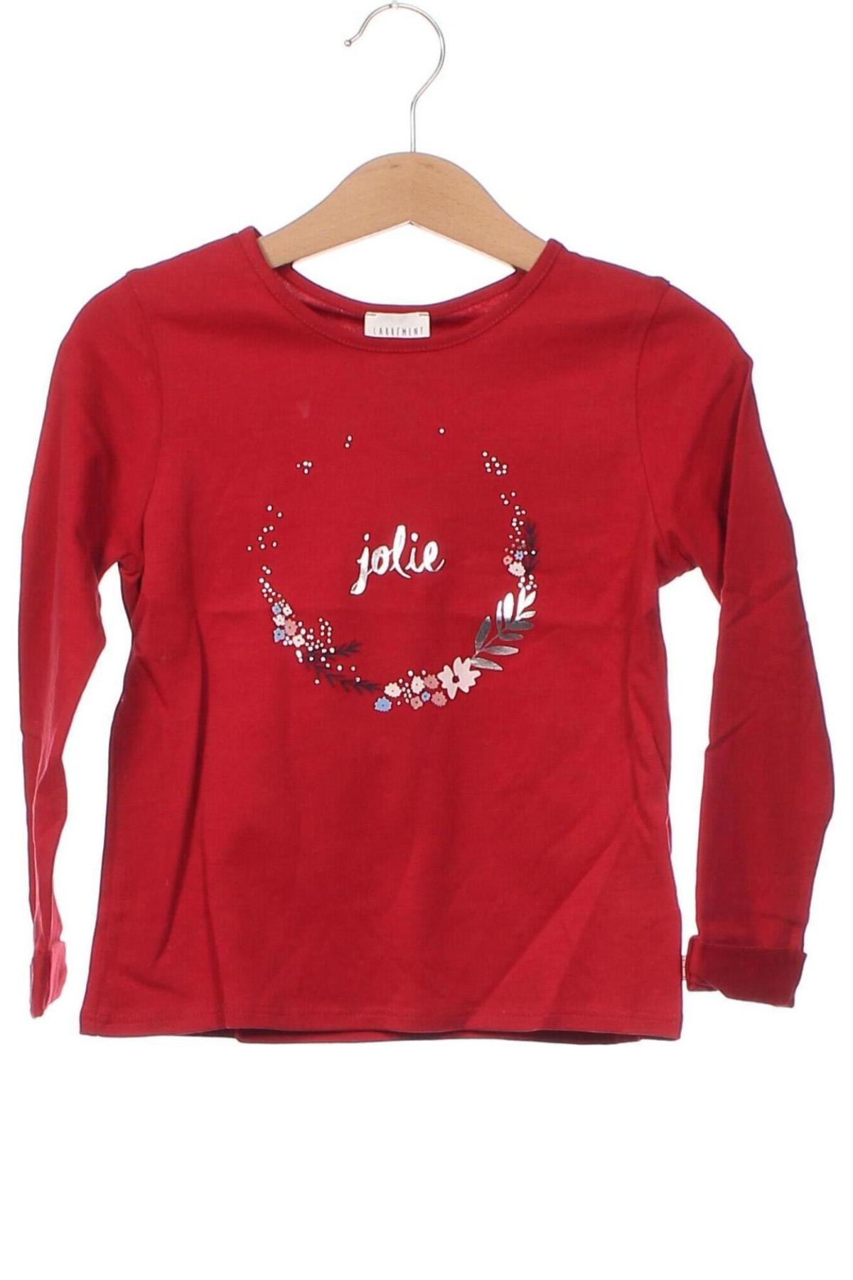 Kinder Shirt Carrement Beau, Größe 2-3y/ 98-104 cm, Farbe Rot, Preis 5,57 €