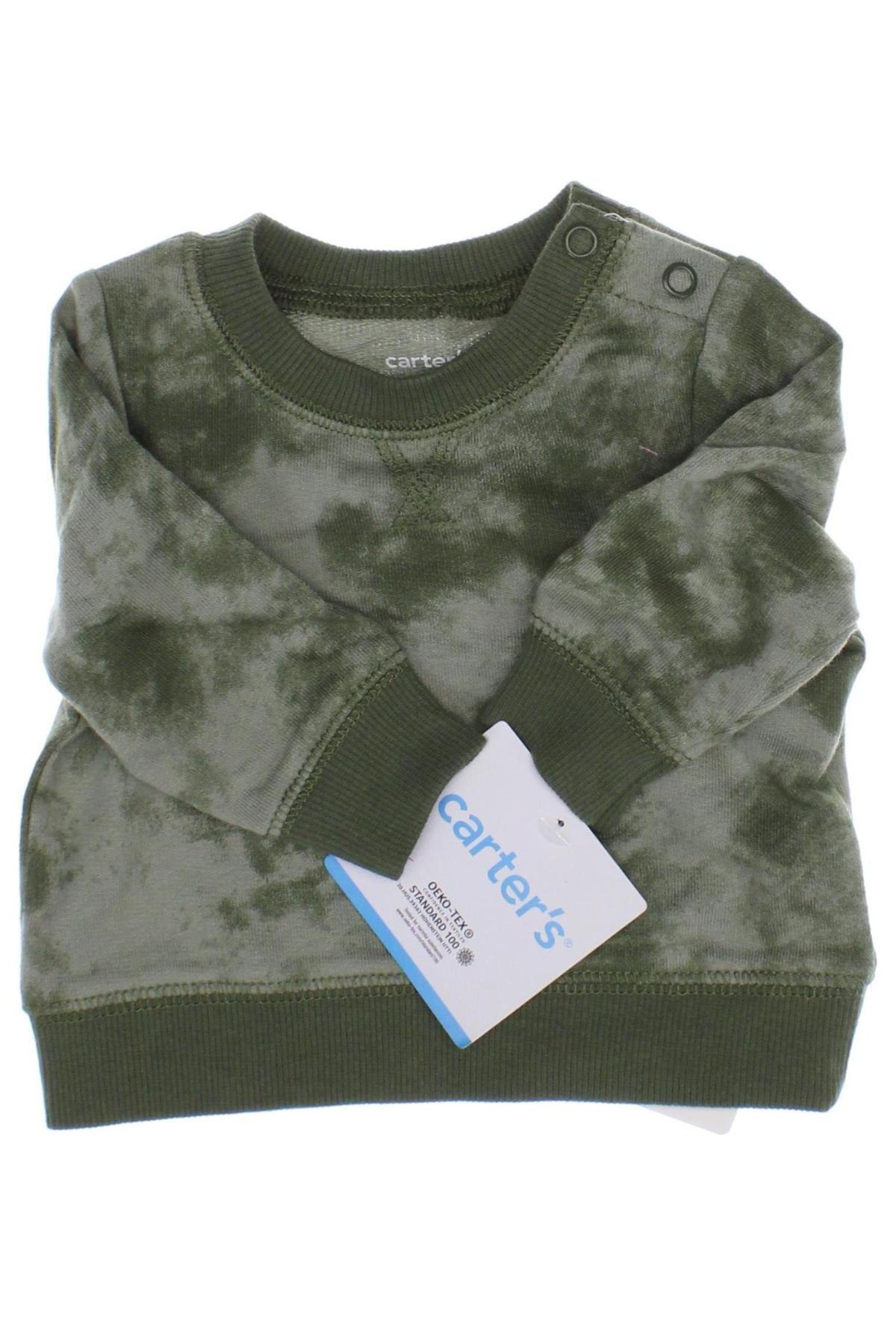 Bluză pentru copii Carter's, Mărime 1-2m/ 50-56 cm, Culoare Verde, Preț 47,37 Lei