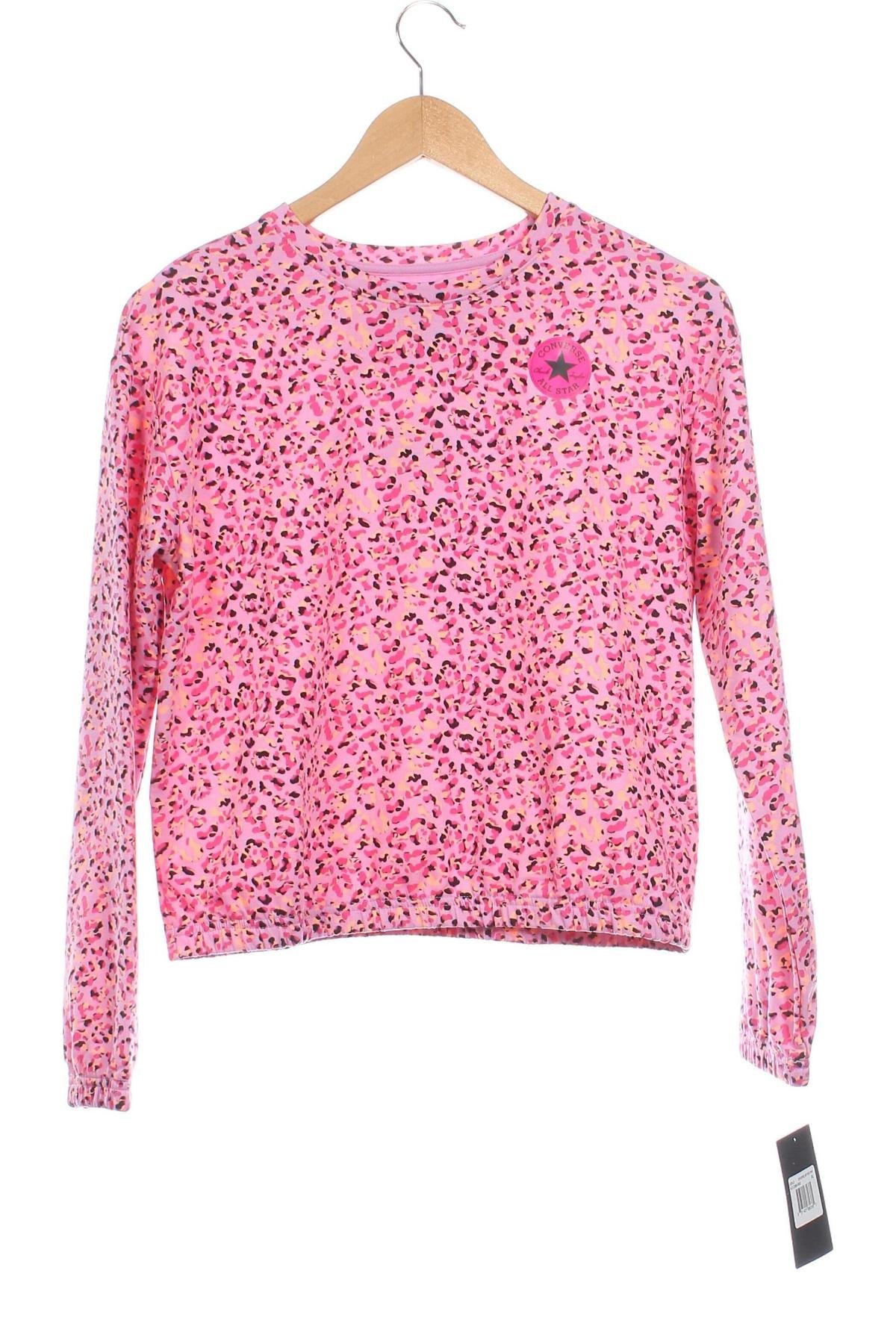 Детска блуза Converse, Размер 11-12y/ 152-158 см, Цвят Розов, Цена 64,00 лв.