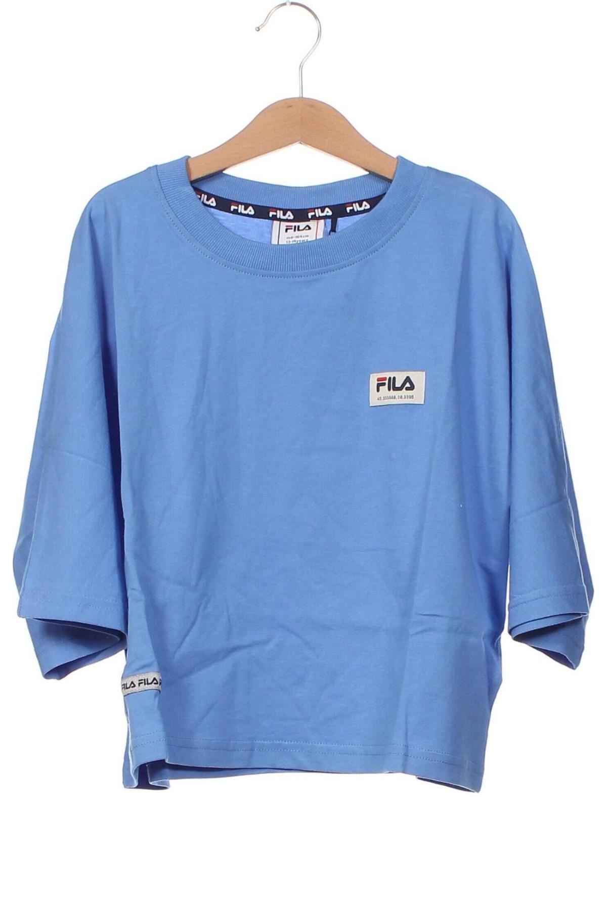 Bluză pentru copii FILA, Mărime 12-13y/ 158-164 cm, Culoare Albastru, Preț 168,42 Lei