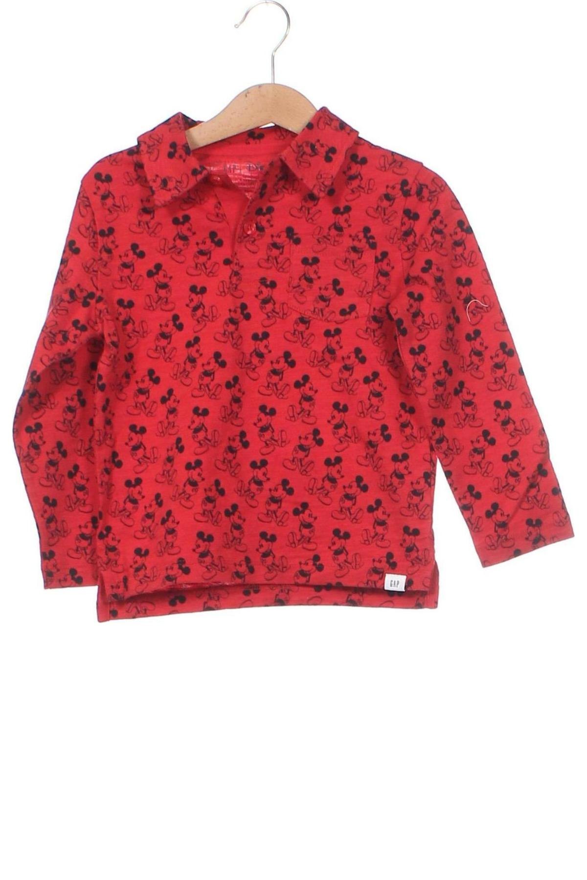 Детска блуза Gap, Размер 3-4y/ 104-110 см, Цвят Червен, Цена 27,00 лв.