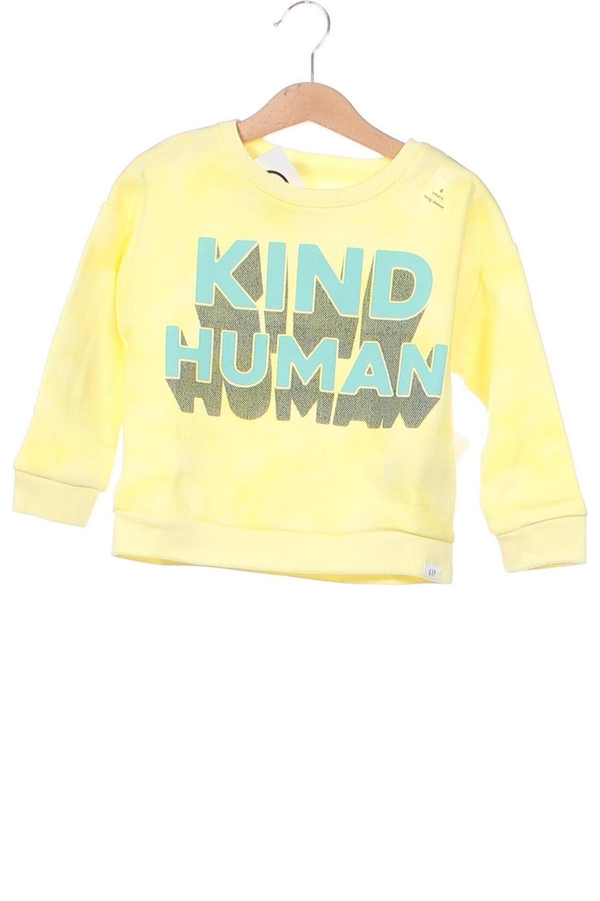Kinder Shirt Gap, Größe 3-4y/ 104-110 cm, Farbe Gelb, Preis 7,52 €