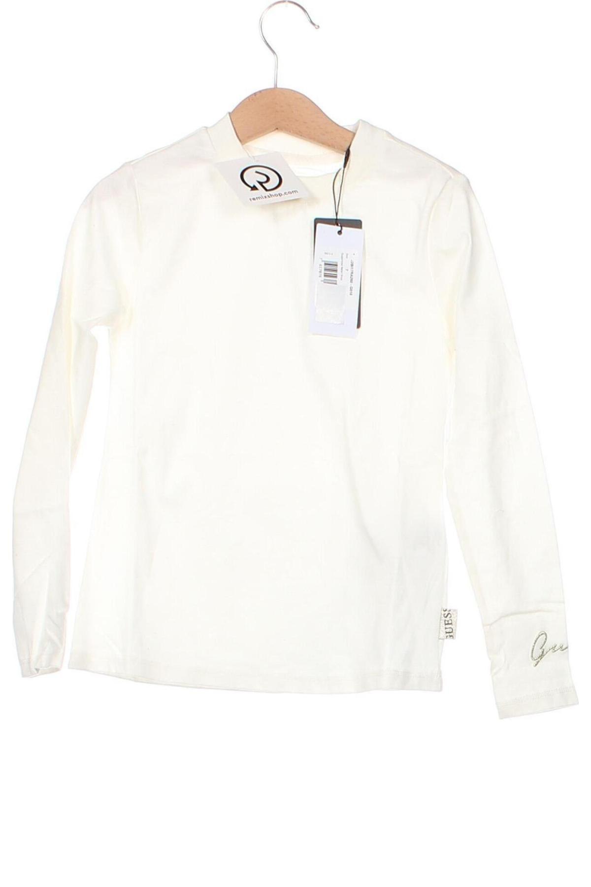 Kinder Shirt Guess, Größe 6-7y/ 122-128 cm, Farbe Weiß, Preis 32,15 €