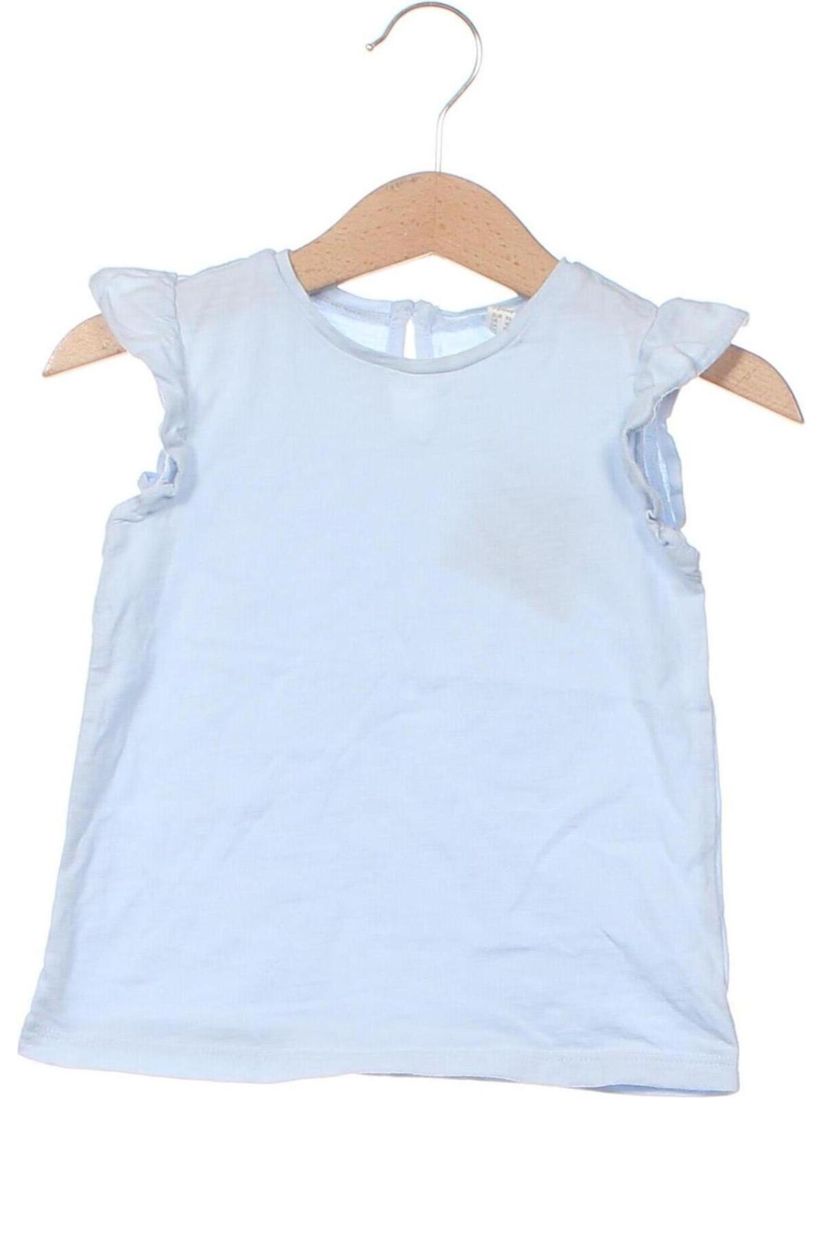 Bluză pentru copii H&M, Mărime 12-18m/ 80-86 cm, Culoare Albastru, Preț 30,61 Lei