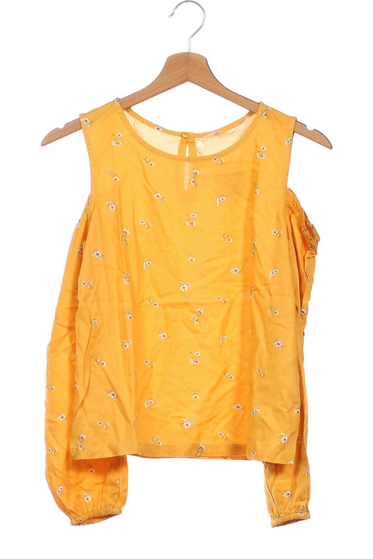 Детска блуза H&M, Размер 12-13y/ 158-164 см, Цвят Жълт, Цена 14,23 лв.