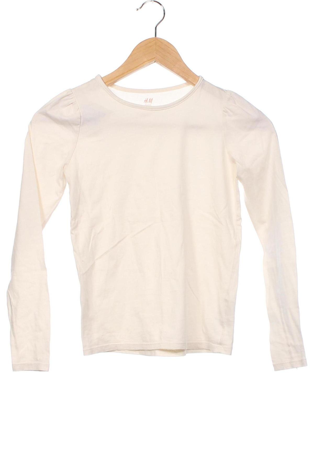Παιδική μπλούζα H&M, Μέγεθος 8-9y/ 134-140 εκ., Χρώμα Εκρού, Τιμή 5,56 €