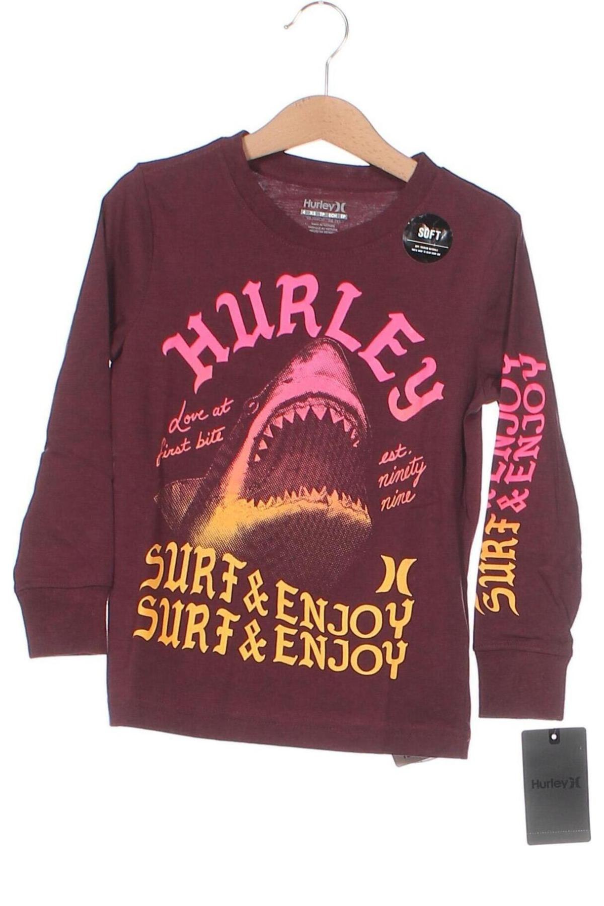 Παιδική μπλούζα Hurley, Μέγεθος 2-3y/ 98-104 εκ., Χρώμα Βιολετί, Τιμή 26,72 €