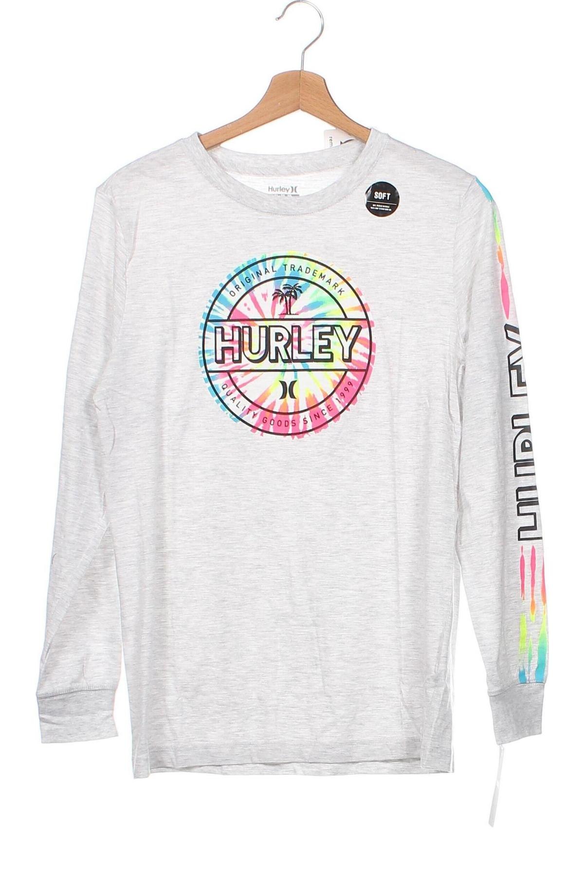 Kinder Shirt Hurley, Größe 12-13y/ 158-164 cm, Farbe Grau, Preis 26,72 €