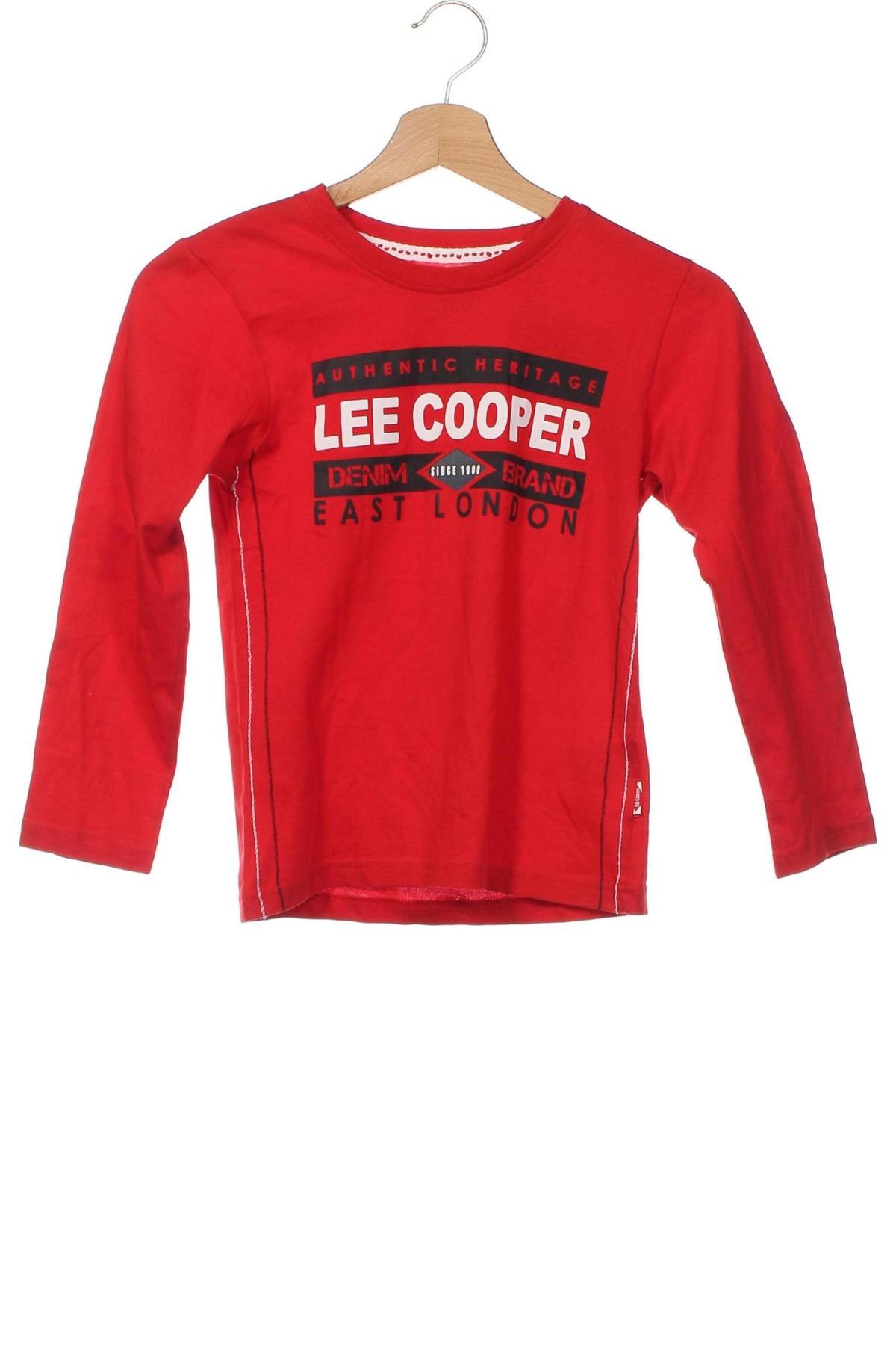 Kinder Shirt Lee Cooper, Größe 7-8y/ 128-134 cm, Farbe Rot, Preis € 26,29