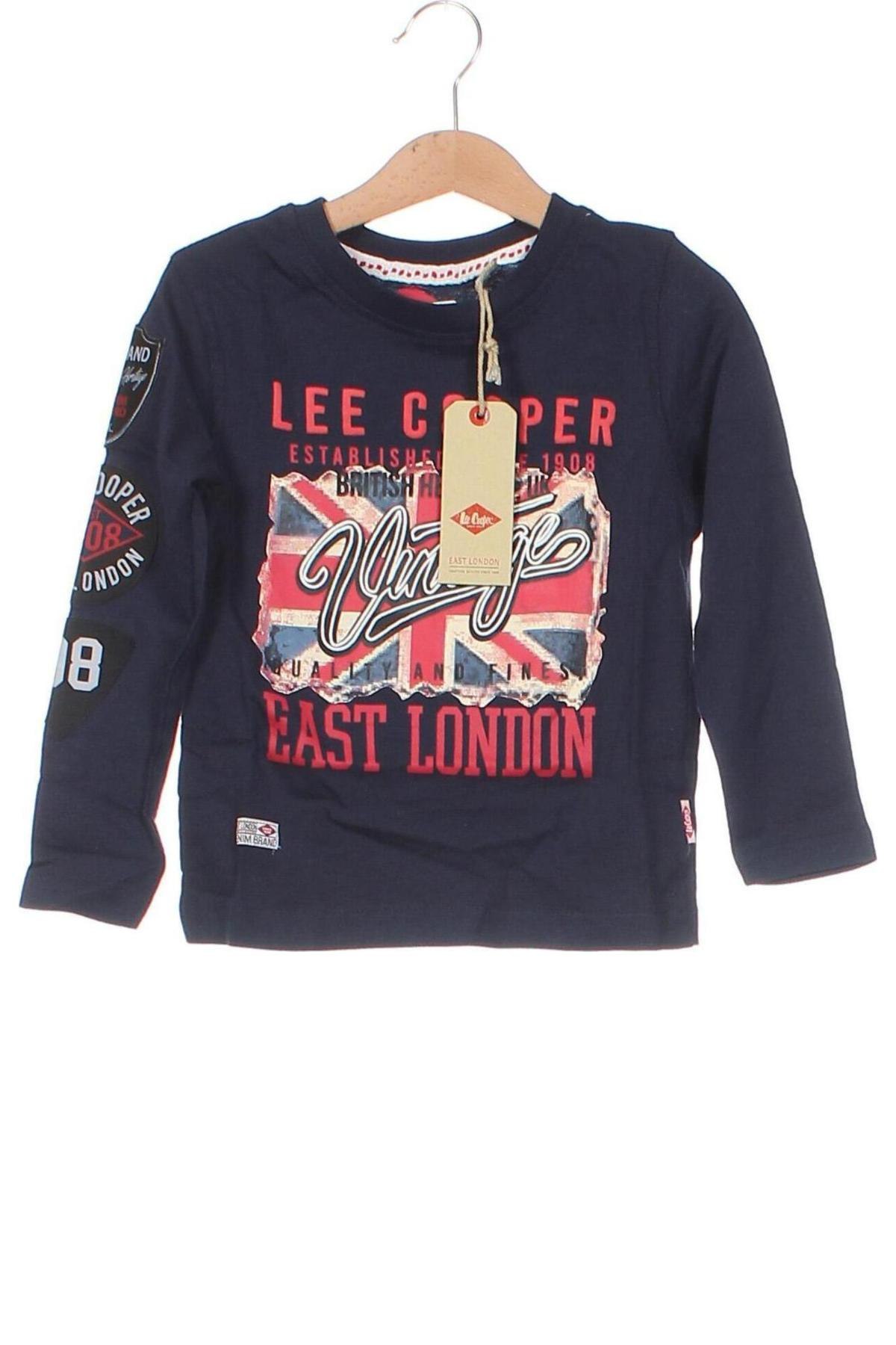 Kinder Shirt Lee Cooper, Größe 3-4y/ 104-110 cm, Farbe Blau, Preis € 13,41