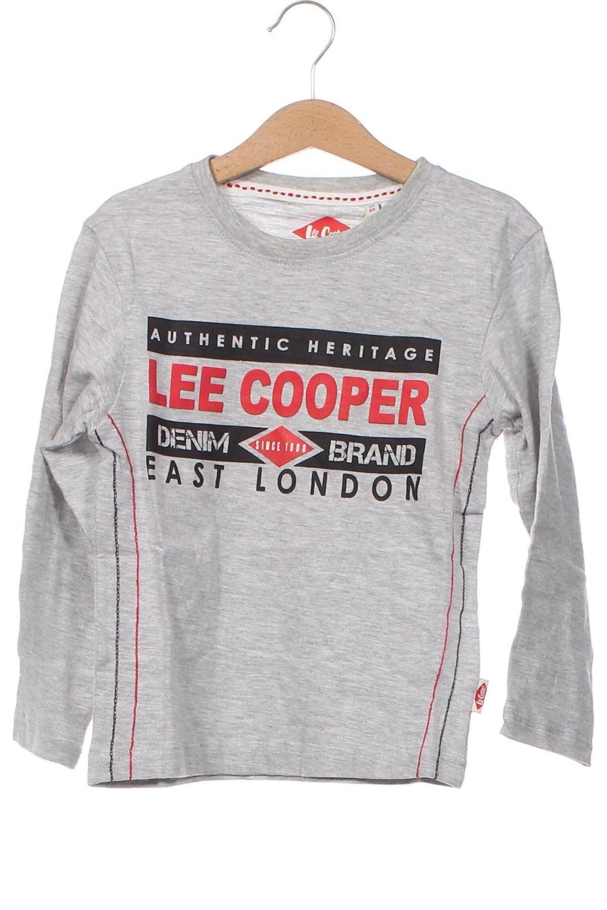 Kinder Shirt Lee Cooper, Größe 5-6y/ 116-122 cm, Farbe Grau, Preis € 14,99