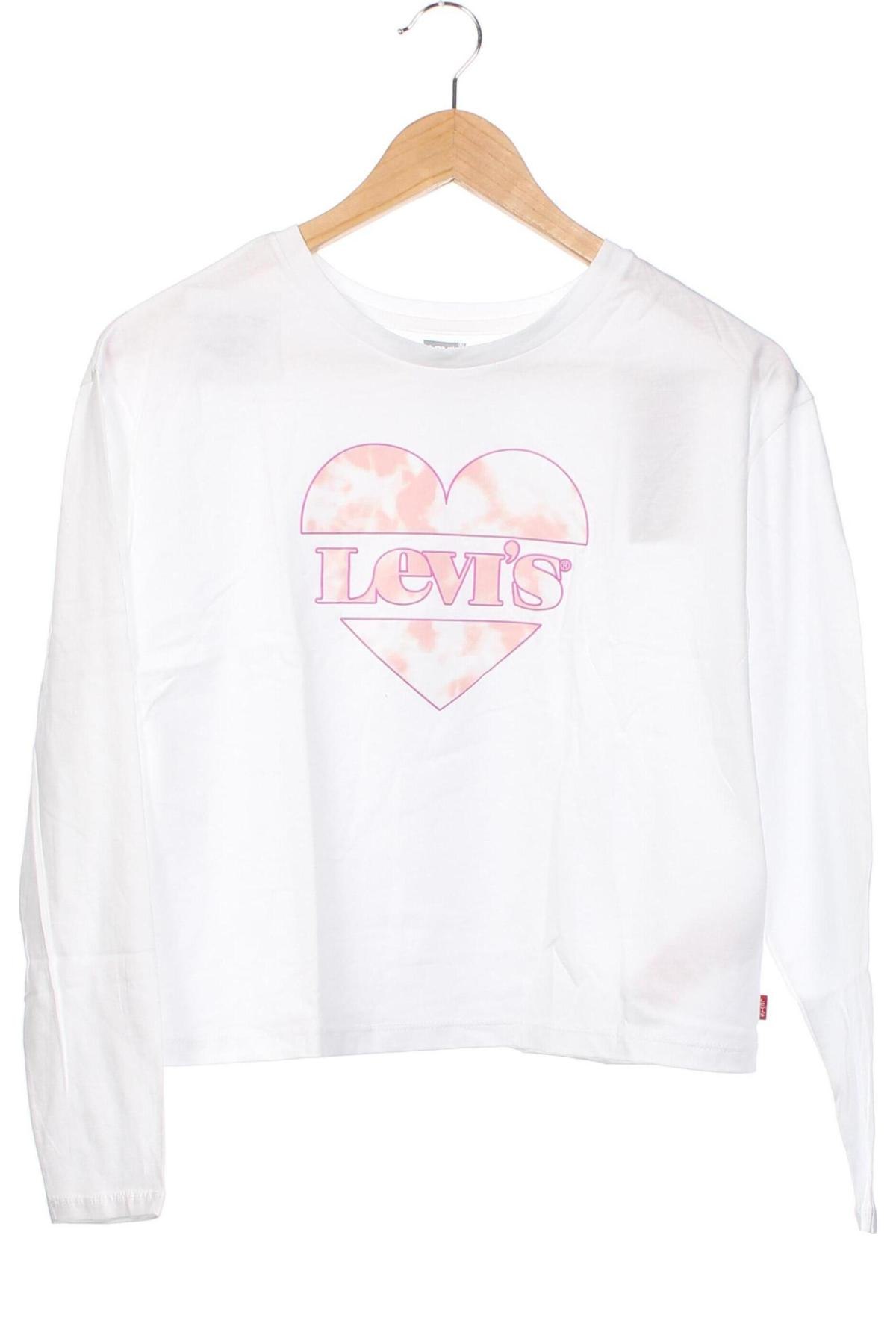 Kinder Shirt Levi's, Größe 12-13y/ 158-164 cm, Farbe Weiß, Preis 26,72 €