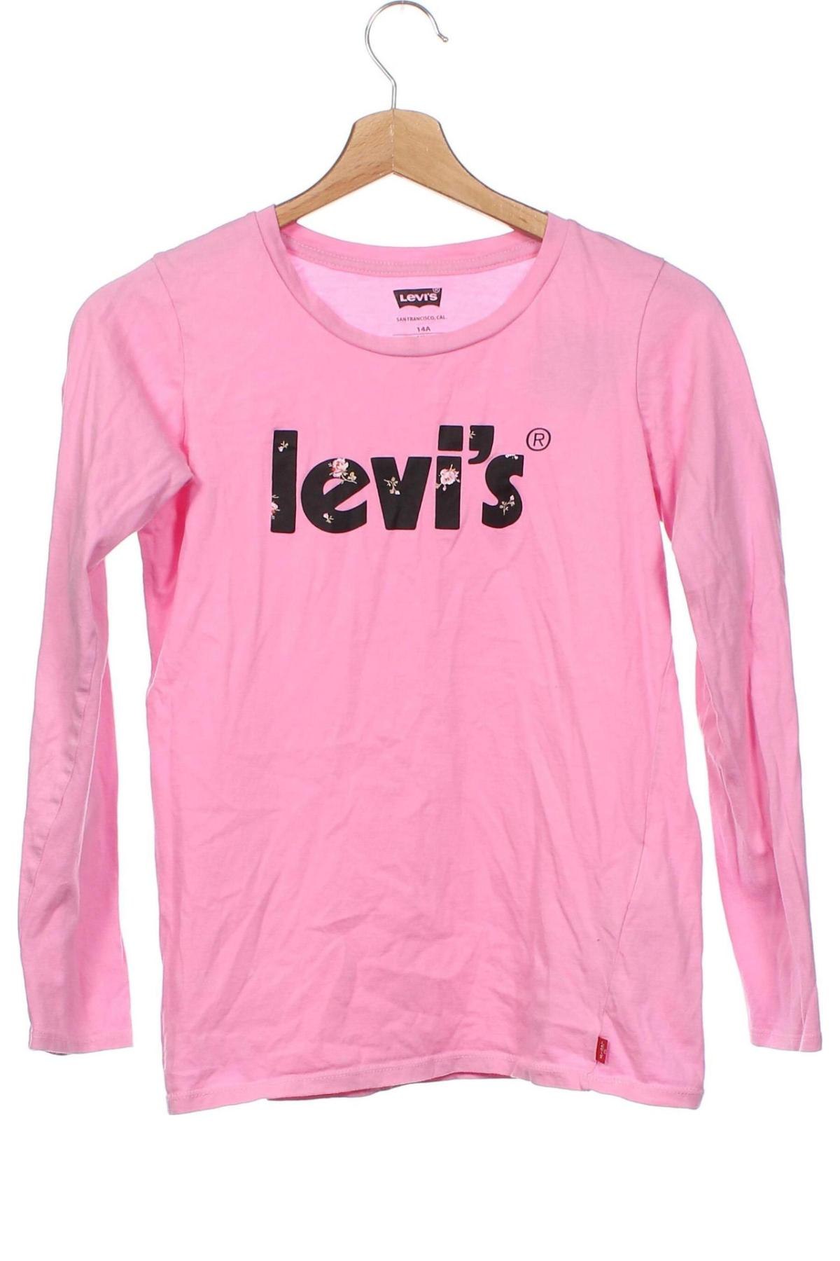 Kinder Shirt Levi's, Größe 12-13y/ 158-164 cm, Farbe Rosa, Preis 17,00 €