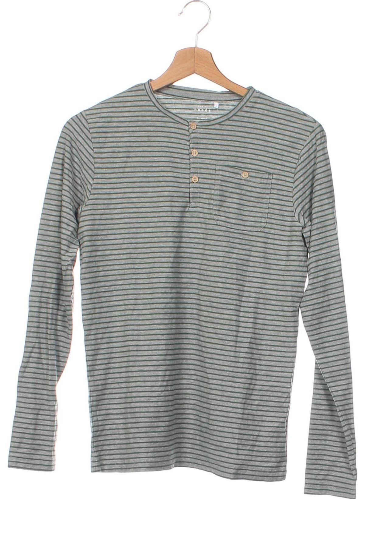 Детска блуза Name It, Размер 12-13y/ 158-164 см, Цвят Сив, Цена 7,70 лв.