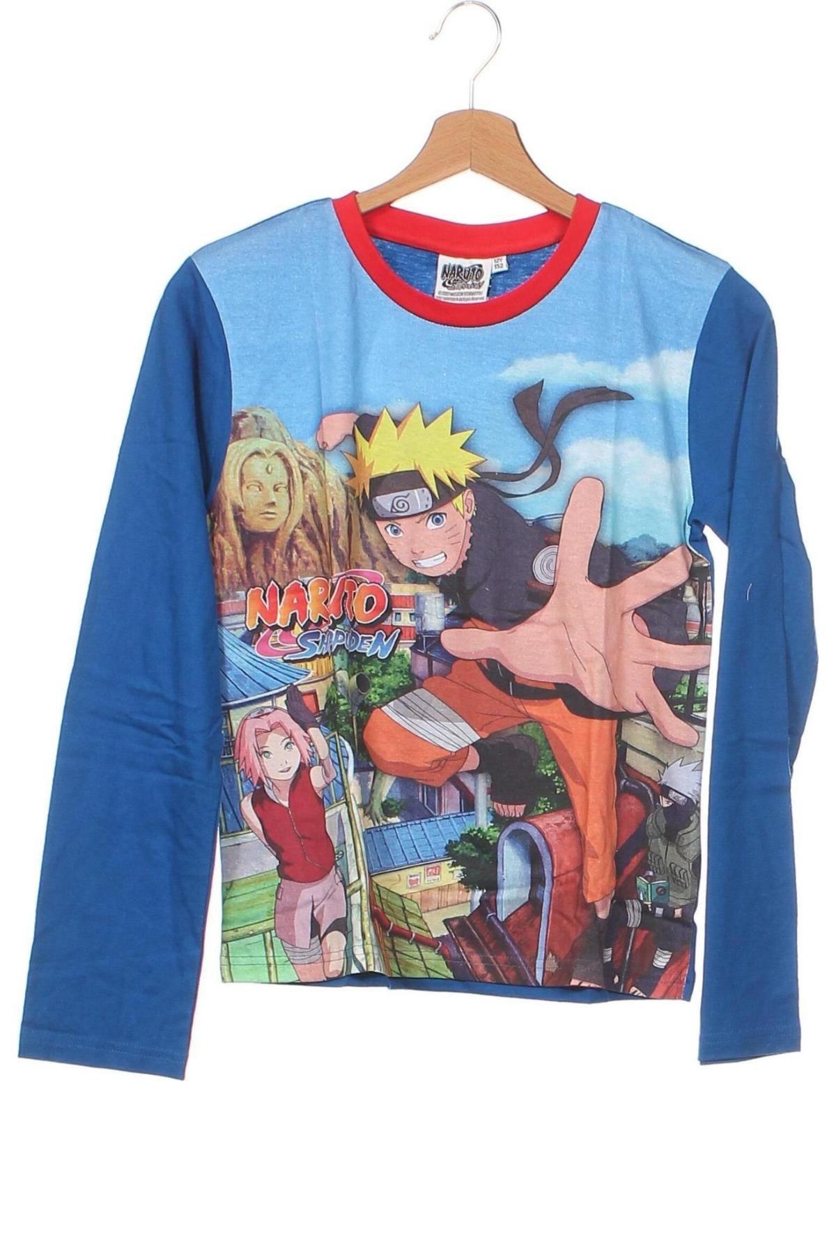 Детска блуза Naruto Shippuden, Размер 11-12y/ 152-158 см, Цвят Син, Цена 11,75 лв.