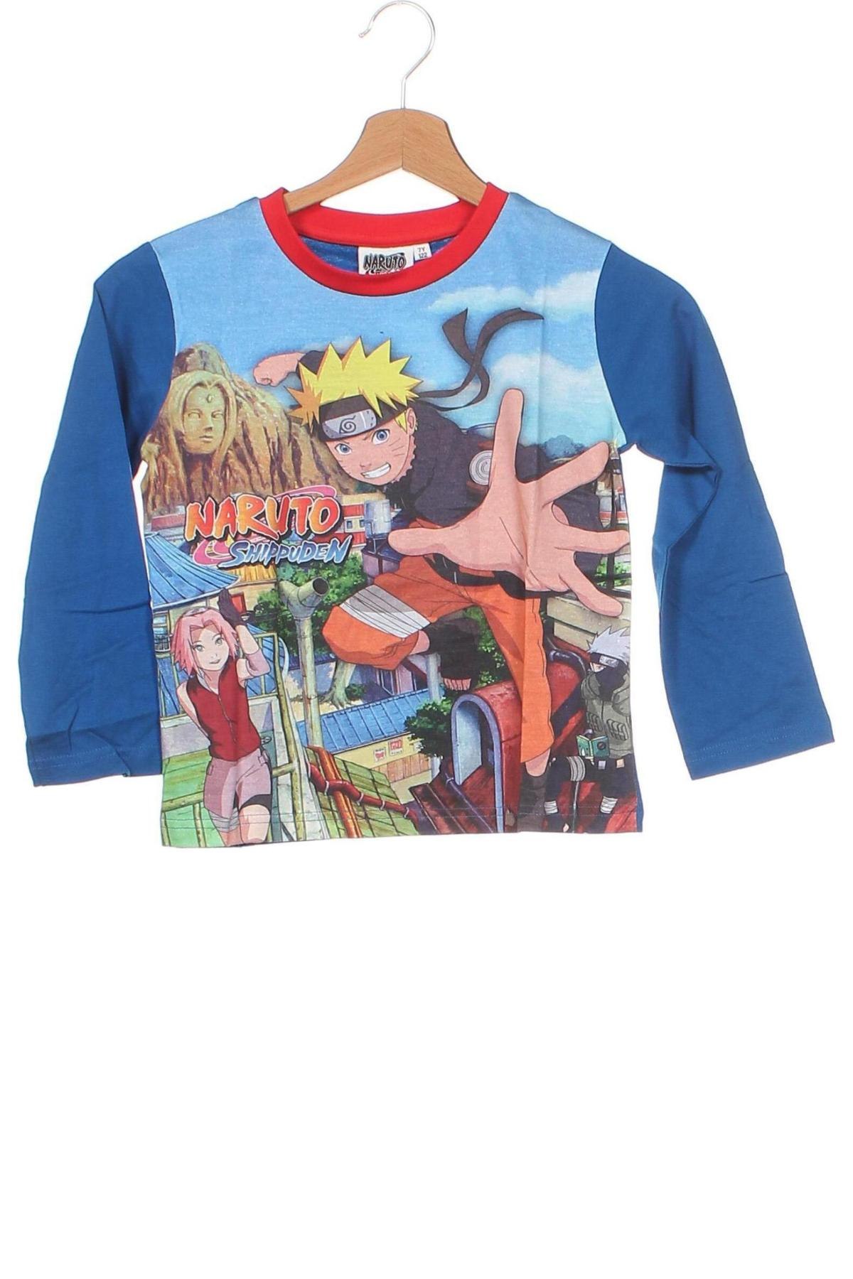 Bluză pentru copii Naruto Shippuden, Mărime 6-7y/ 122-128 cm, Culoare Albastru, Preț 30,92 Lei