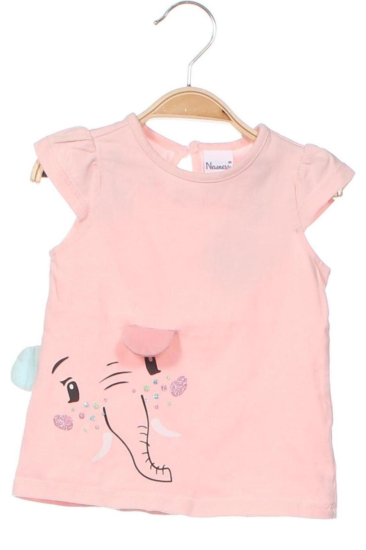 Детска блуза Newness, Размер 12-18m/ 80-86 см, Цвят Розов, Цена 12,00 лв.