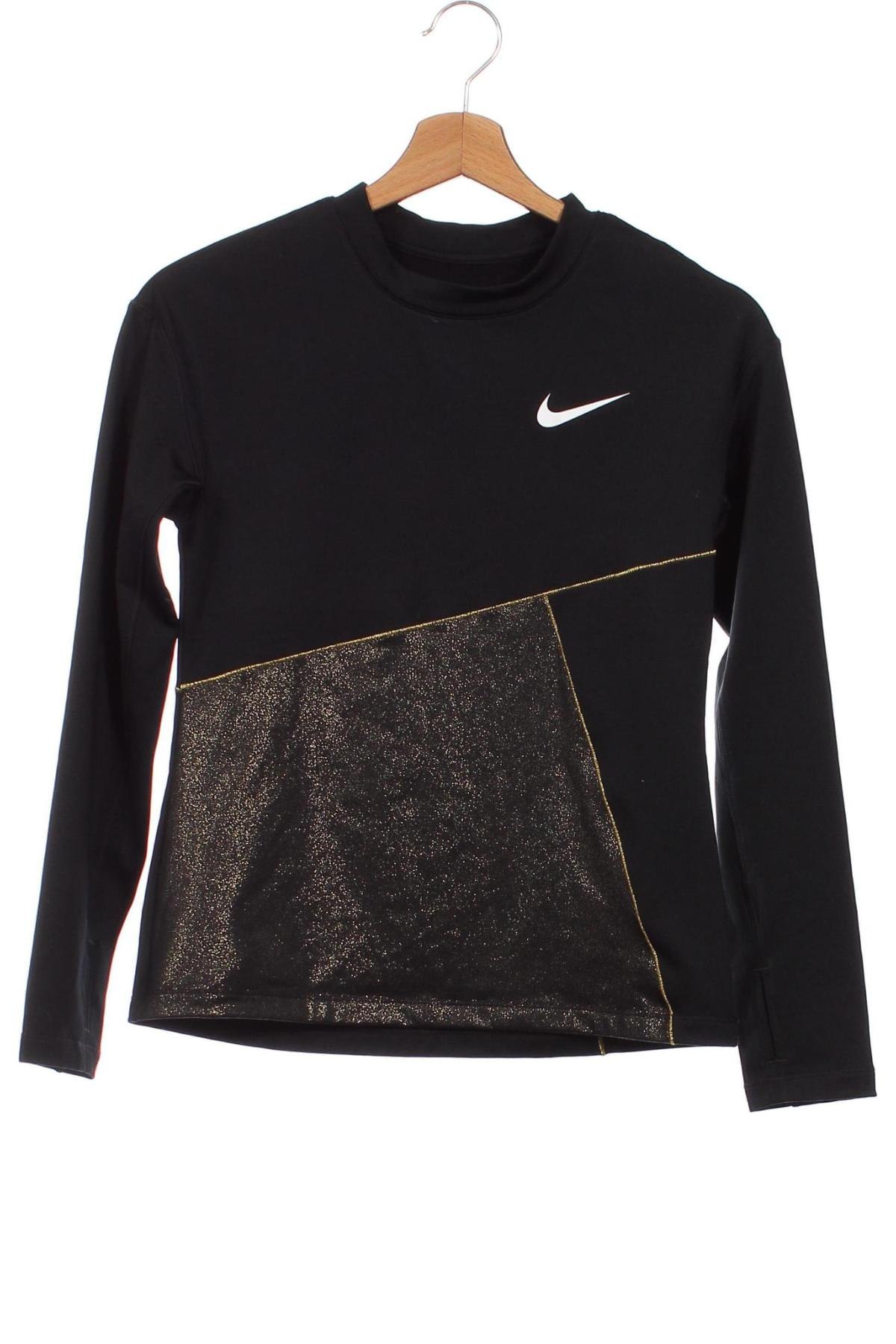 Детска блуза Nike, Размер 10-11y/ 146-152 см, Цвят Черен, Цена 33,00 лв.