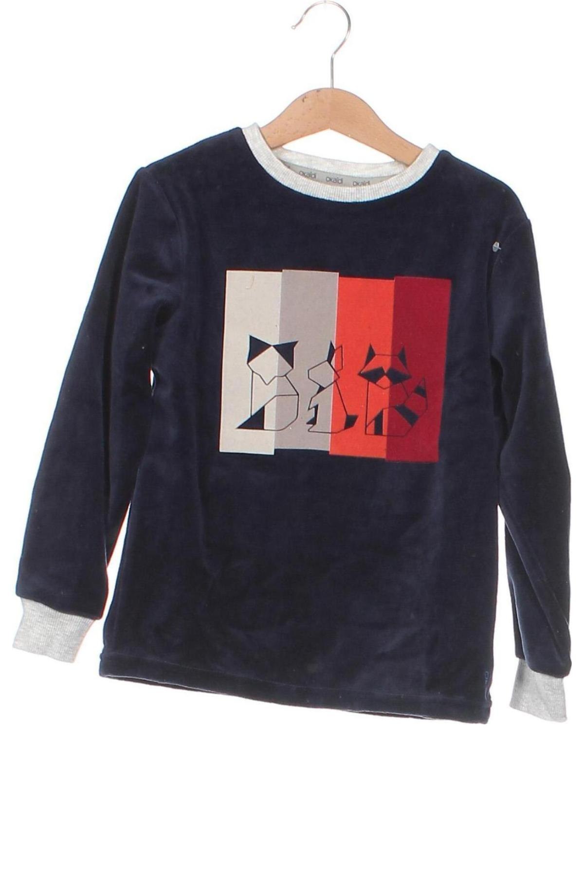 Детска блуза Okaidi, Размер 5-6y/ 116-122 см, Цвят Син, Цена 18,00 лв.