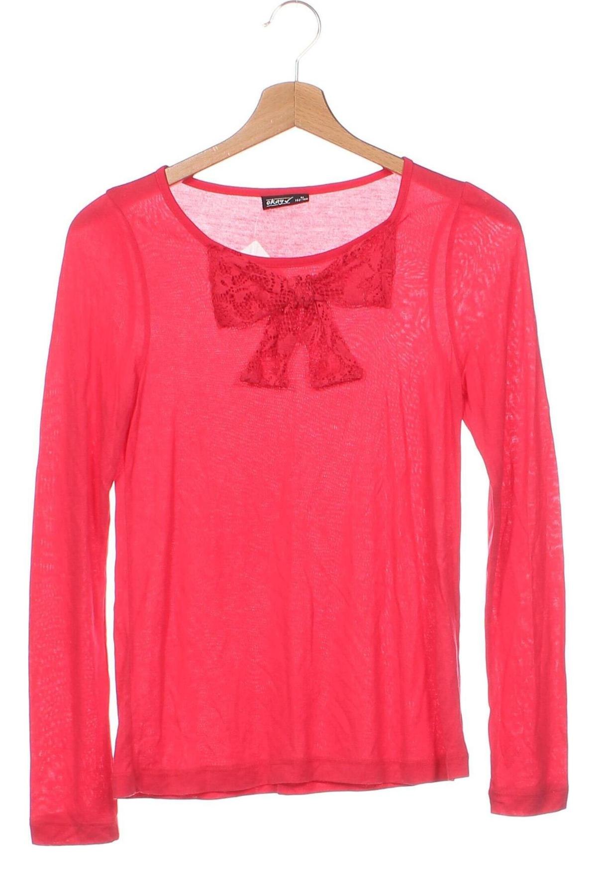 Kinder Shirt Okay, Größe 11-12y/ 152-158 cm, Farbe Rosa, Preis 7,65 €