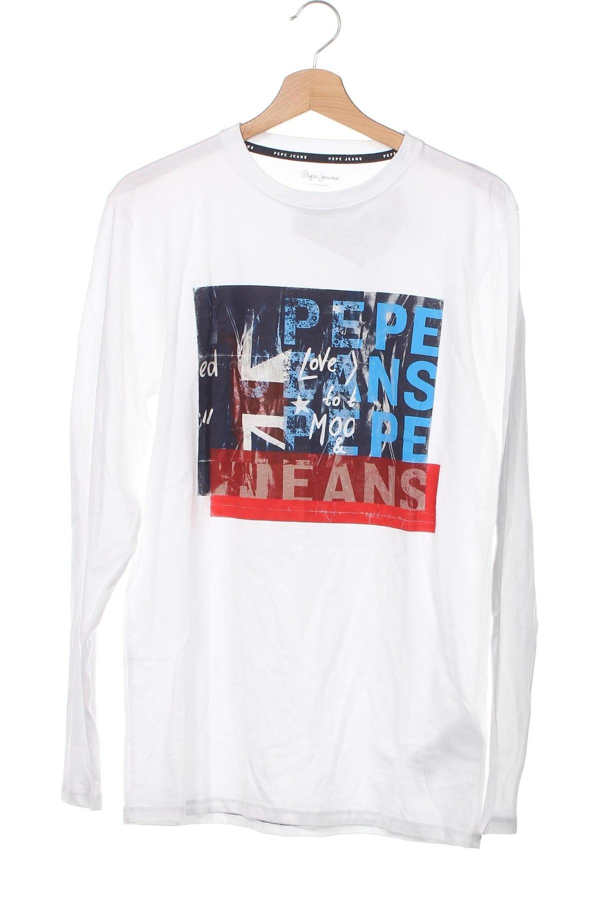 Bluză pentru copii Pepe Jeans, Mărime 15-18y/ 170-176 cm, Culoare Alb, Preț 116,32 Lei