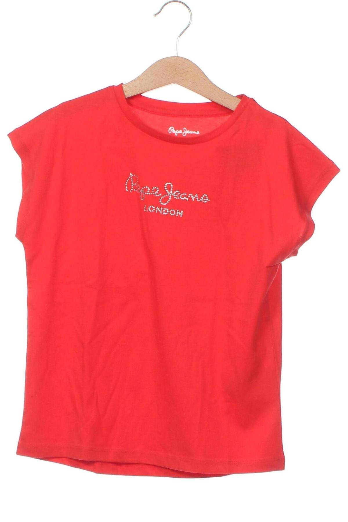 Kinder Shirt Pepe Jeans, Größe 5-6y/ 116-122 cm, Farbe Rot, Preis 15,77 €