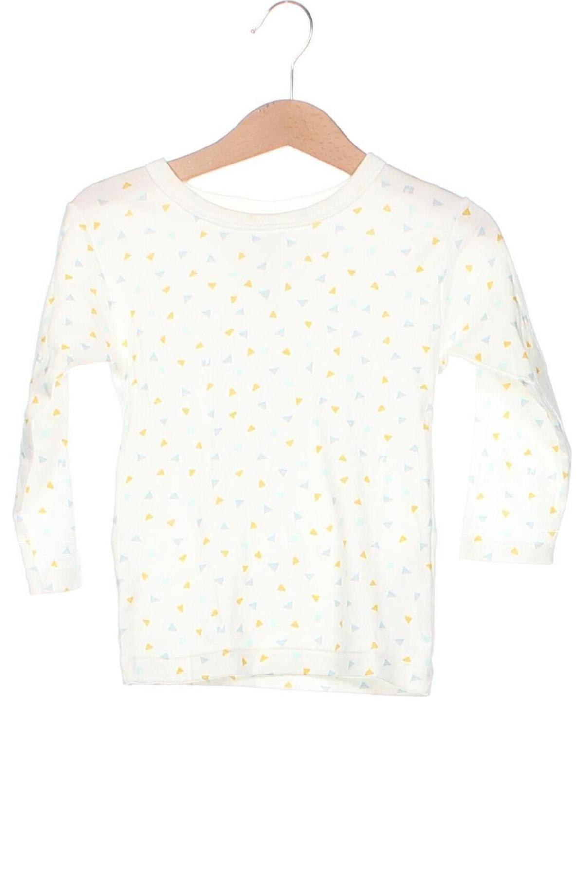 Dziecięca bluzka Petit Bateau, Rozmiar 2-3y/ 98-104 cm, Kolor Biały, Cena 181,25 zł