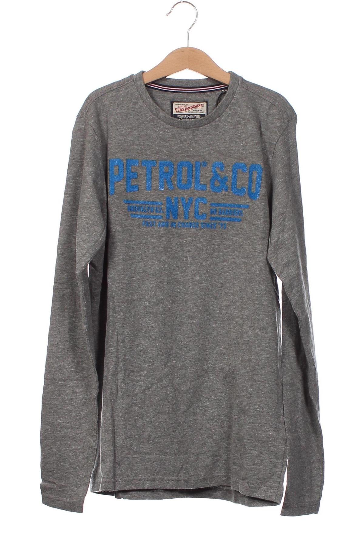 Παιδική μπλούζα Petrol Industries, Μέγεθος 12-13y/ 158-164 εκ., Χρώμα Γκρί, Τιμή 7,27 €