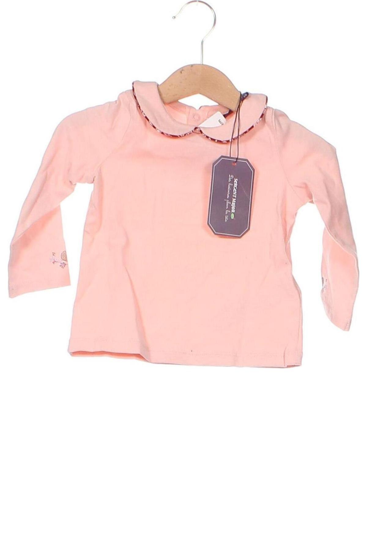 Παιδική μπλούζα Sergent Major, Μέγεθος 12-18m/ 80-86 εκ., Χρώμα Ρόζ , Τιμή 9,20 €